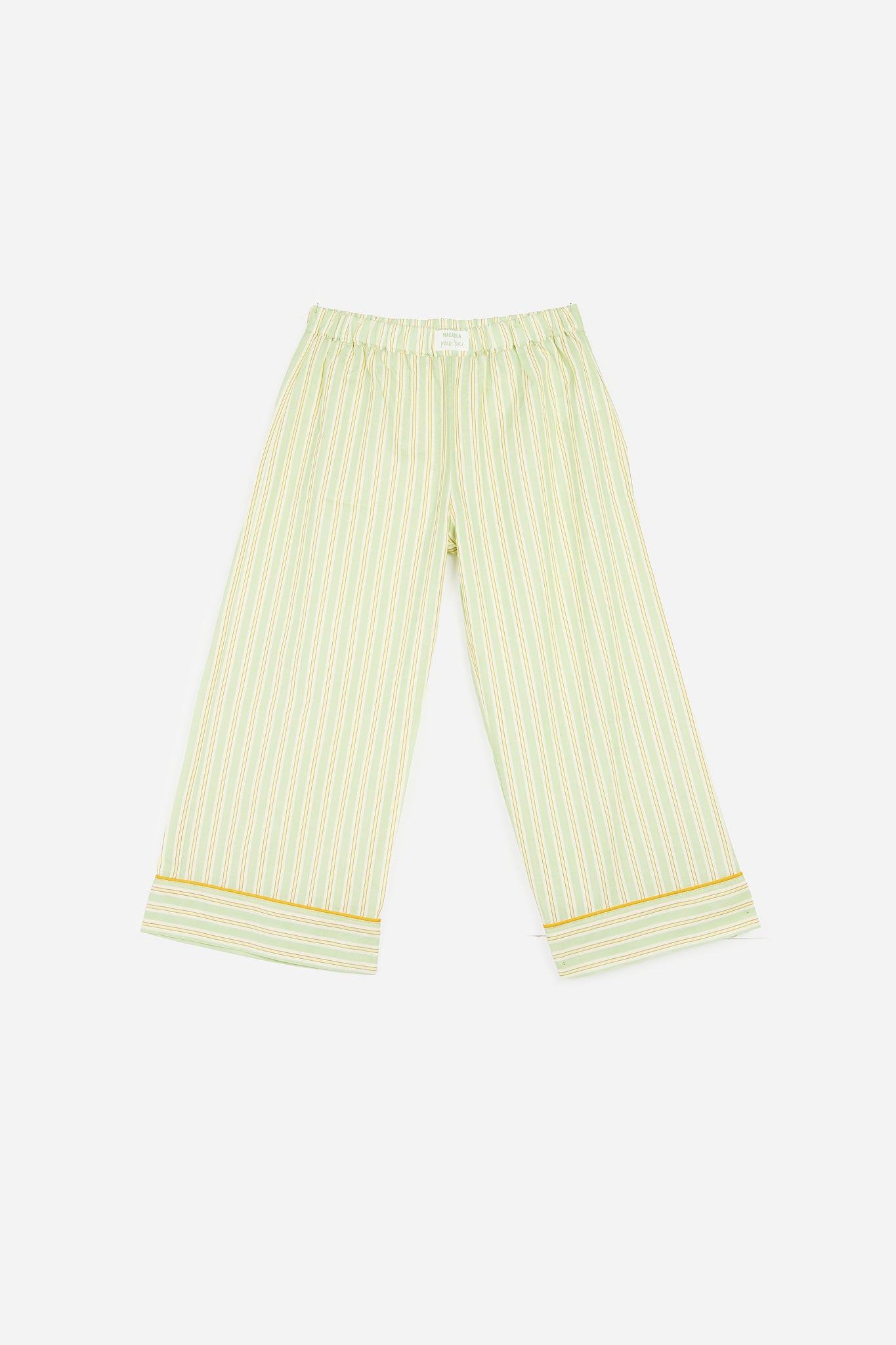 Kids Green Striped Pyjamas