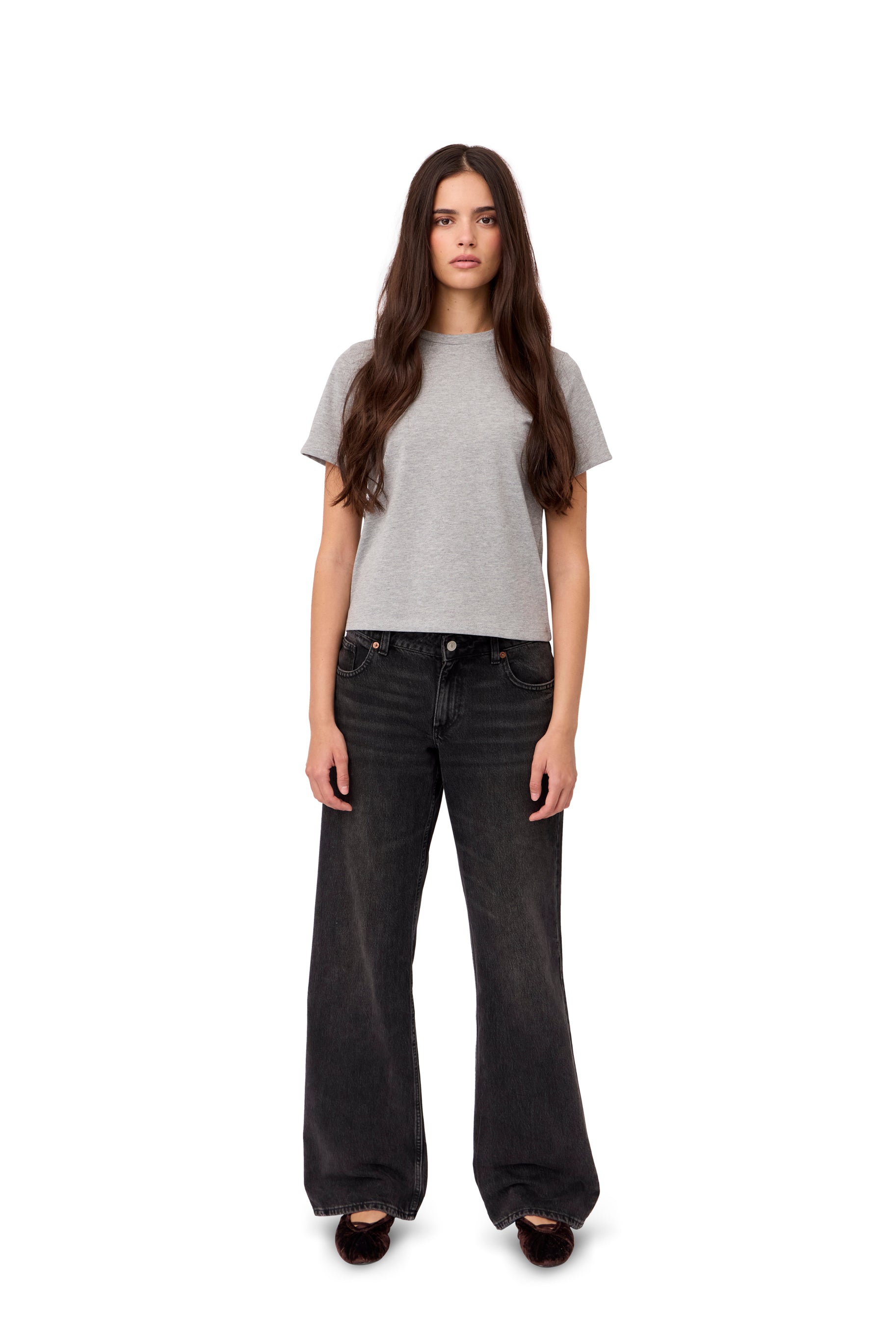 Camiseta Algodón Gris