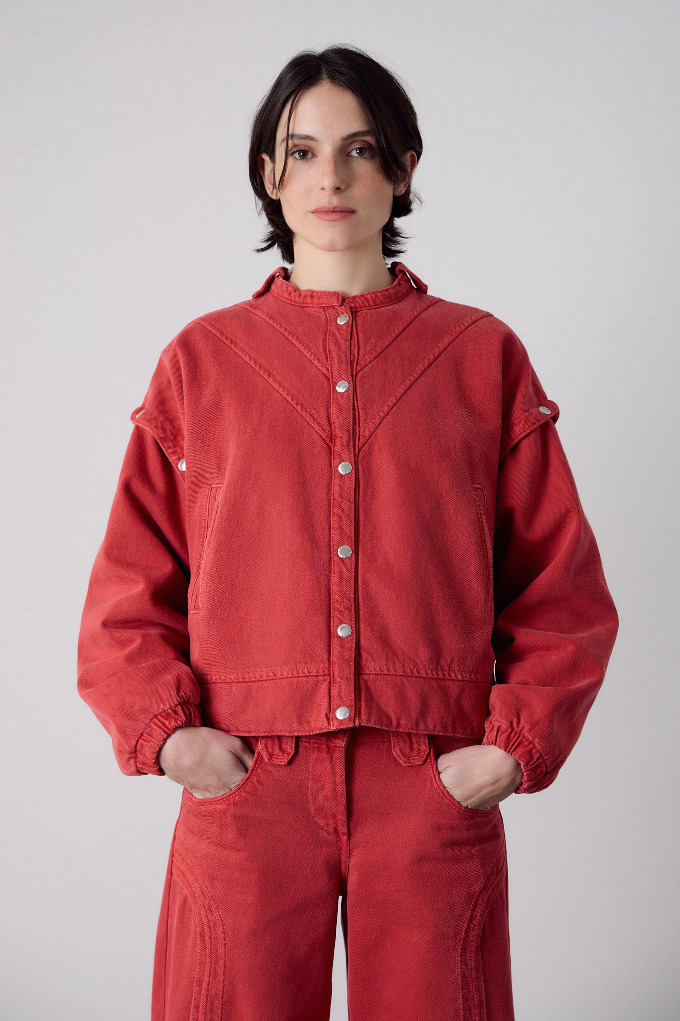 Bomber Desmontable Rojo