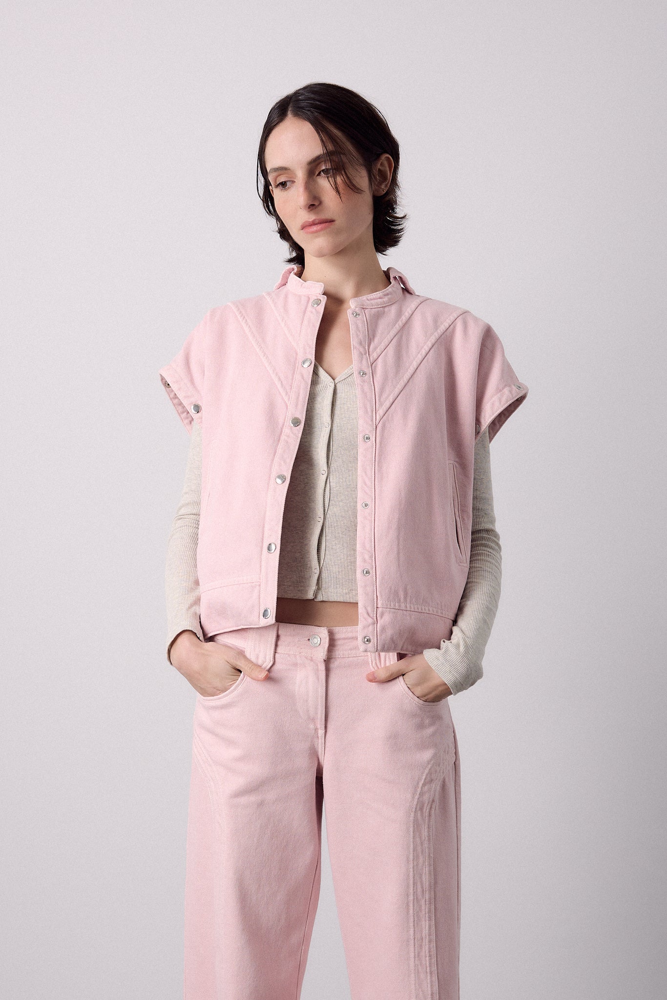 Bomber Desmontable Rosa