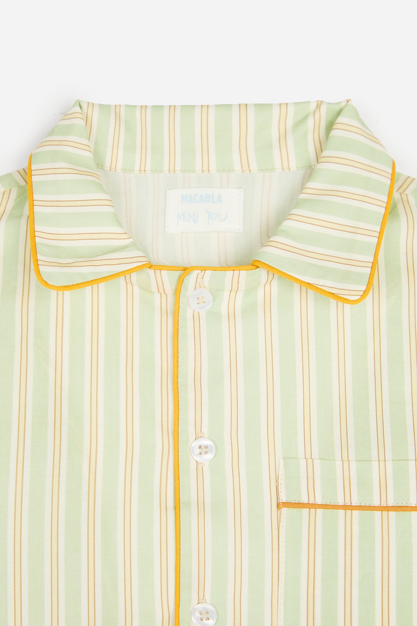 Pijama Kids Rayas Verde