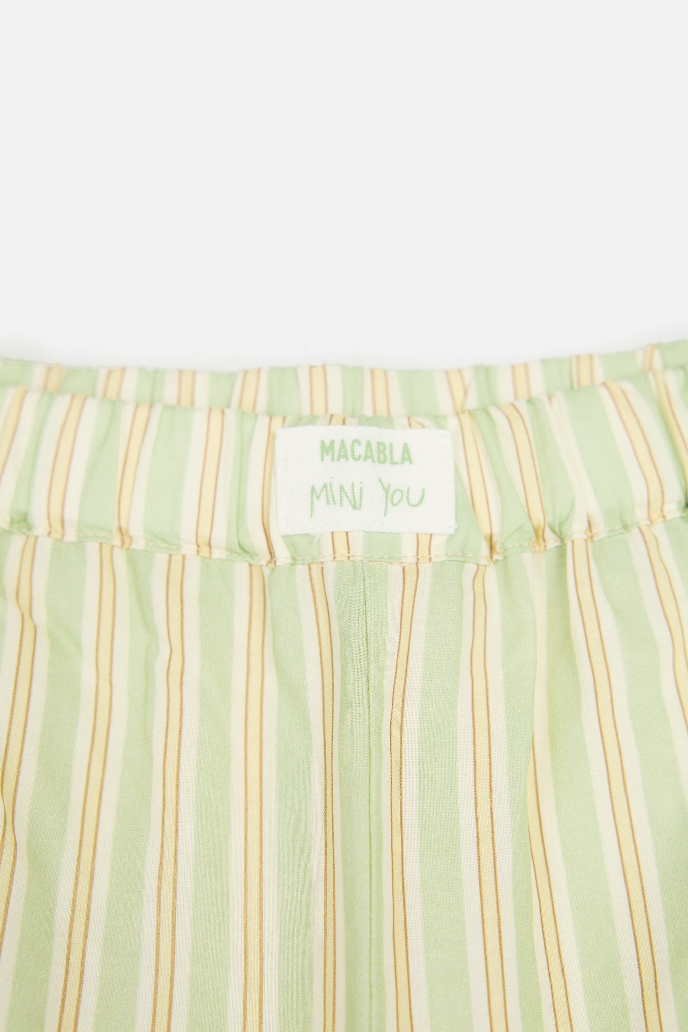 Kids Green Striped Pyjamas