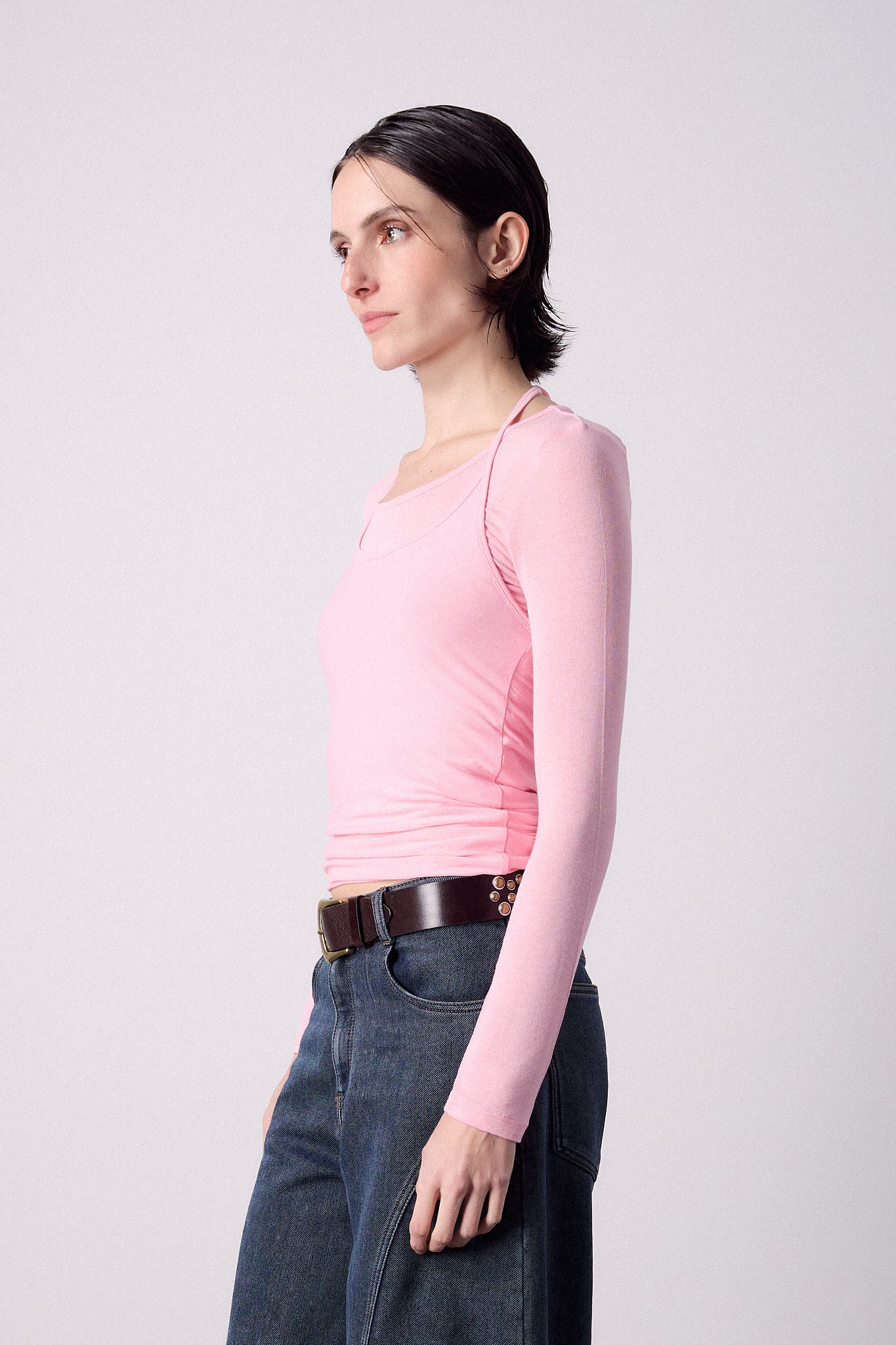 Camiseta Overlay Rosa