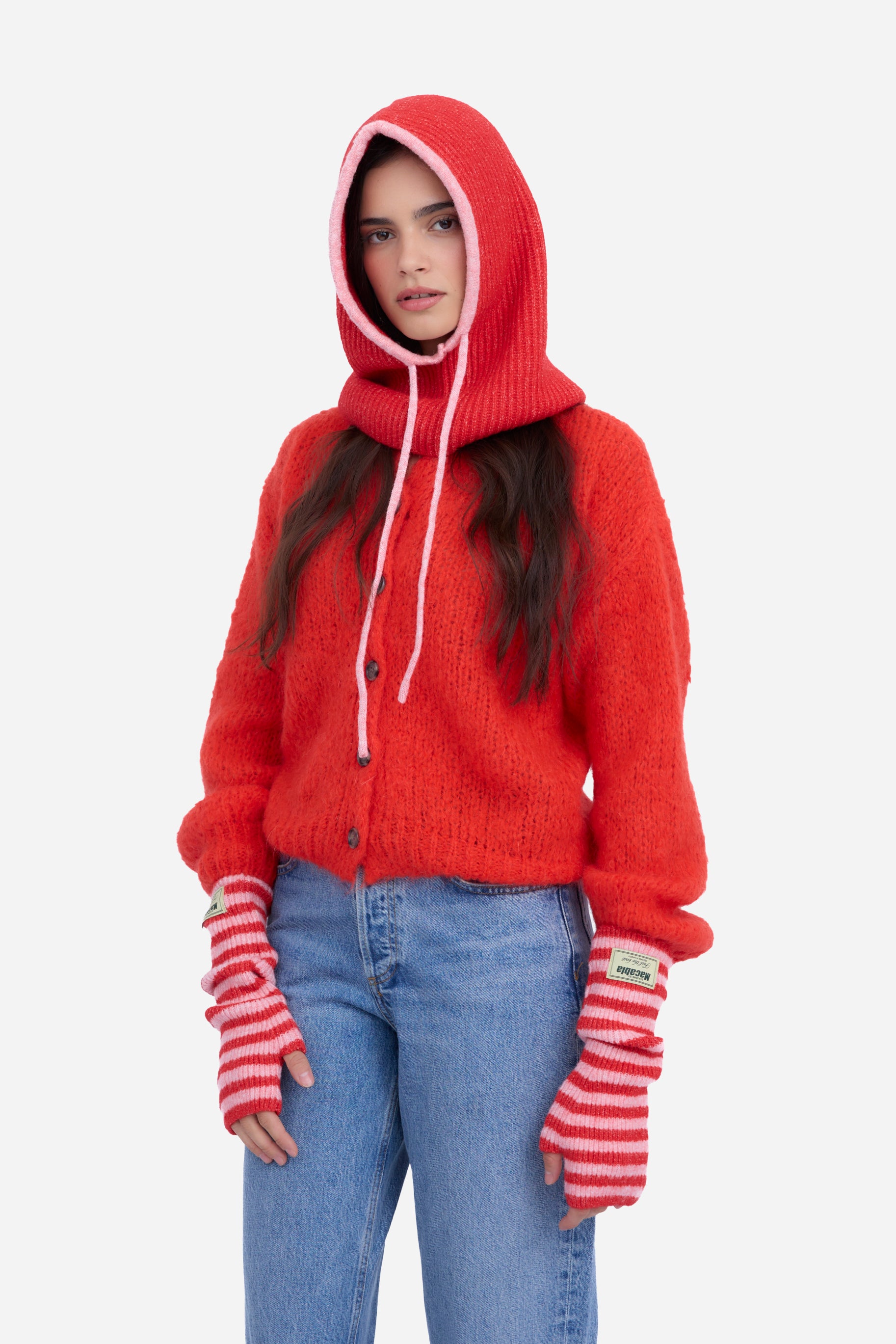 Red and Pink Balaclava