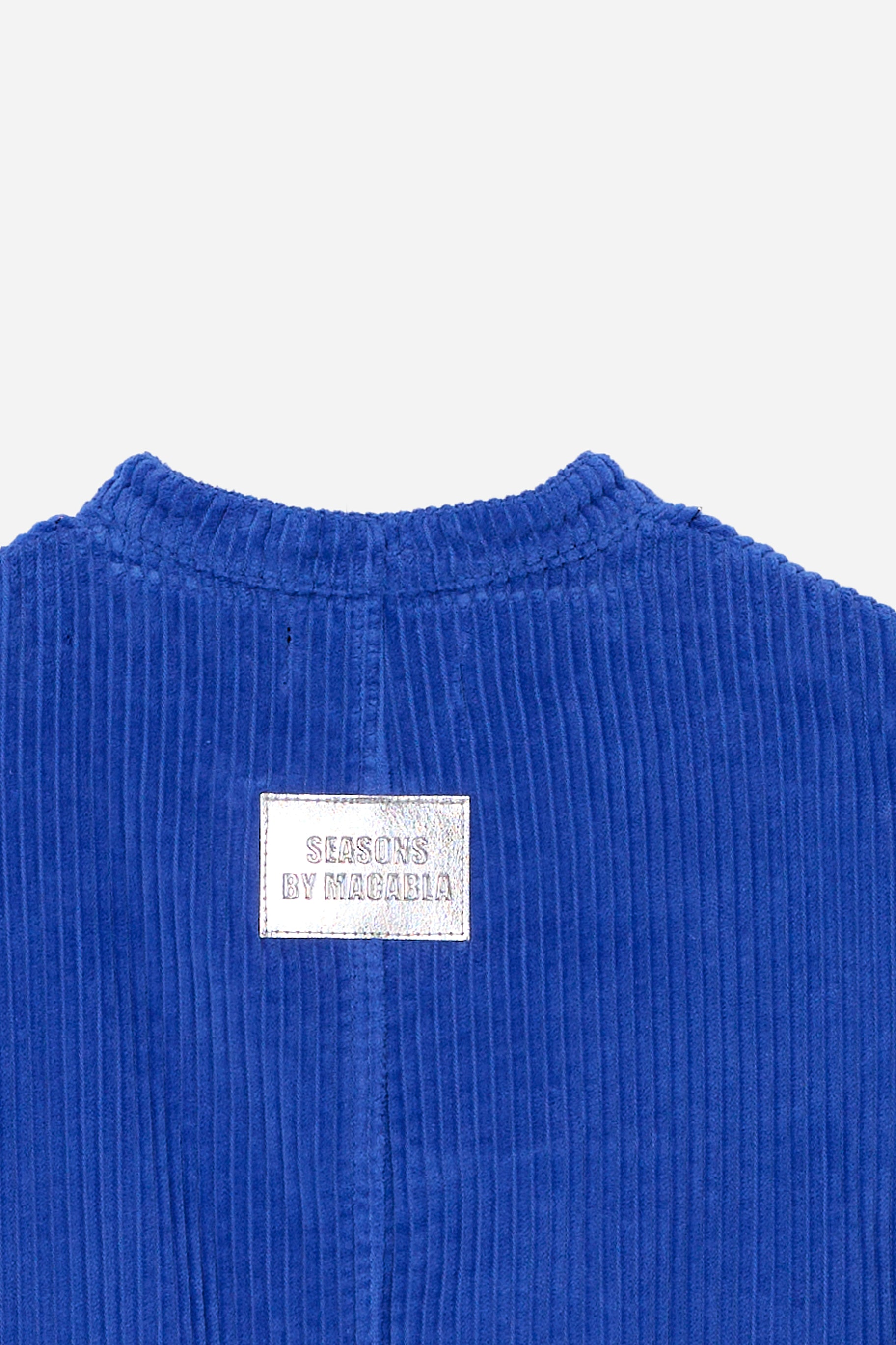 Blue Corduroy Bomber