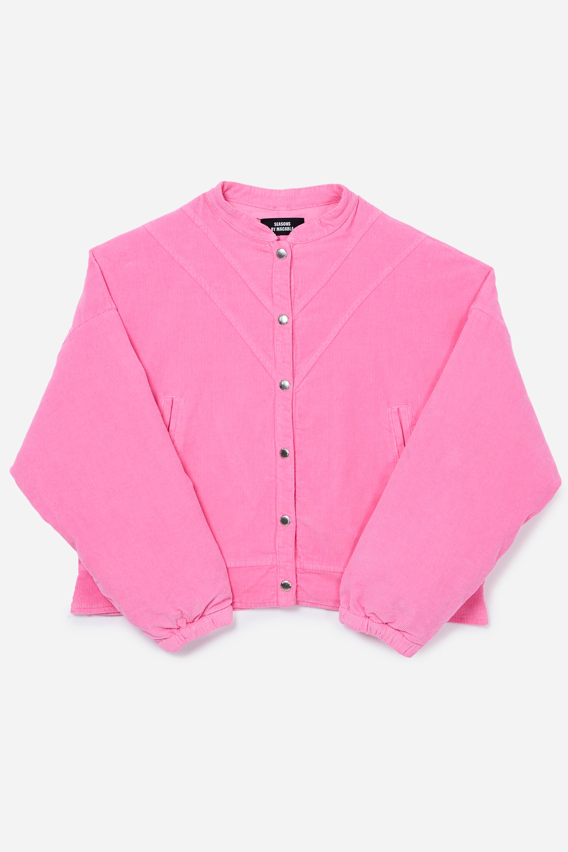 Pink Corduroy Bomber