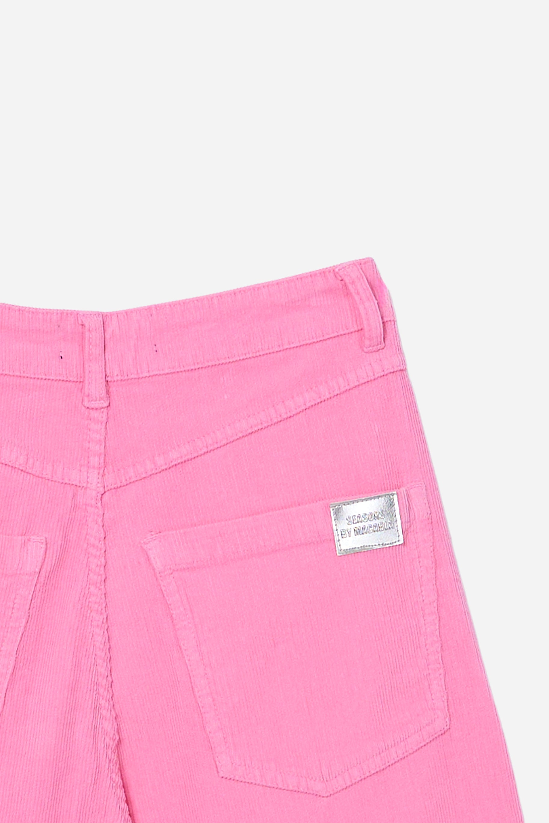 Pink Corduroy Balloon Trousers