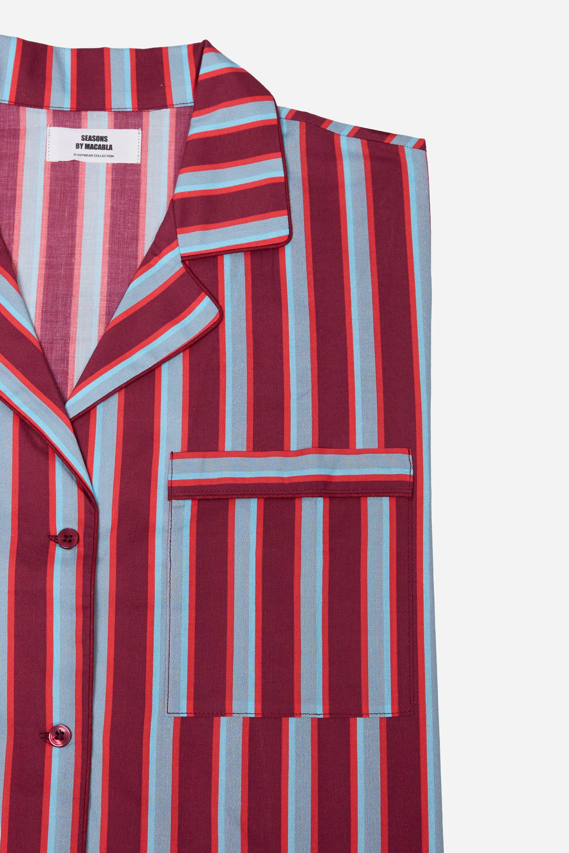 Pijama Burgundy Blue