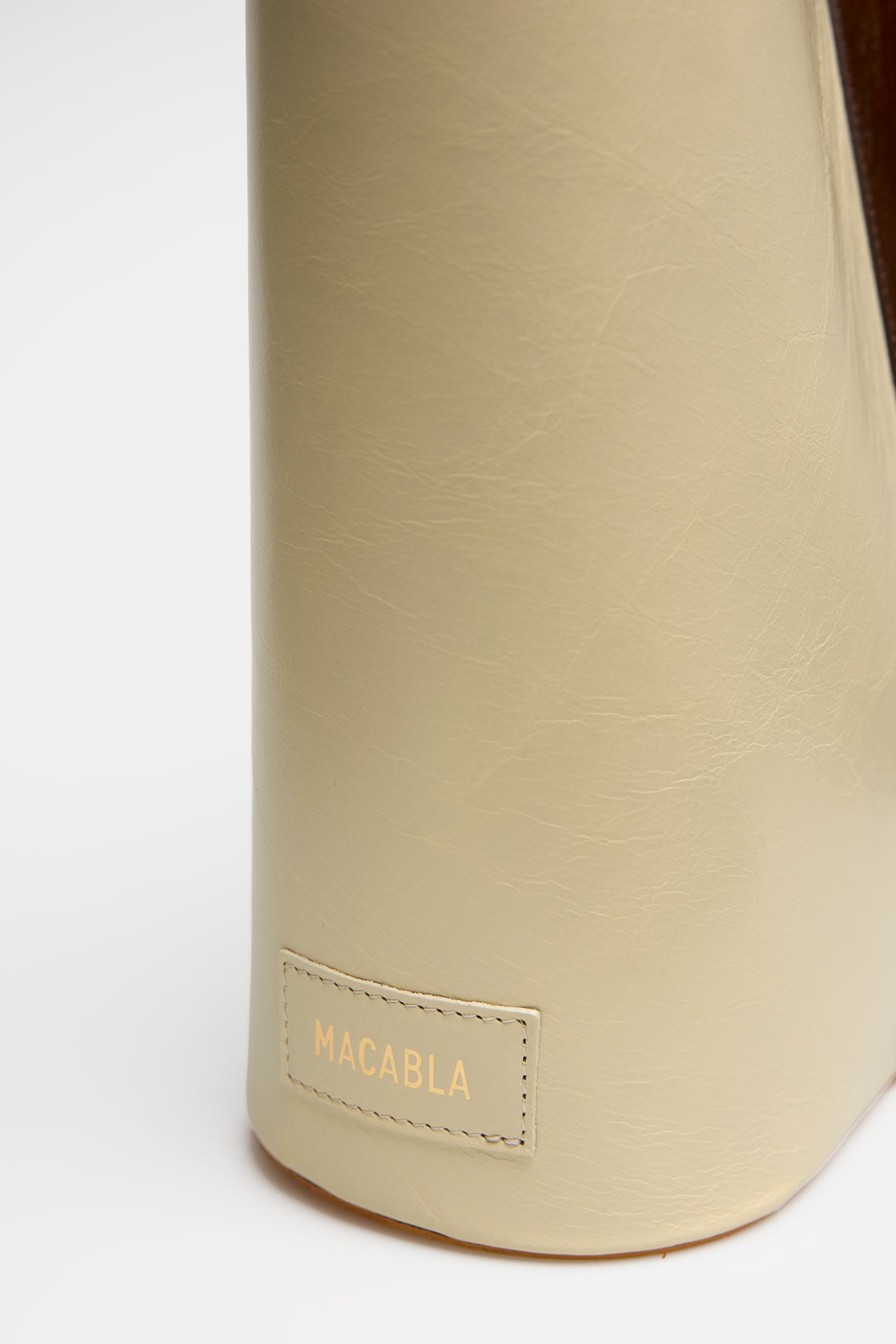 Bolso Saco Marrón y Beige