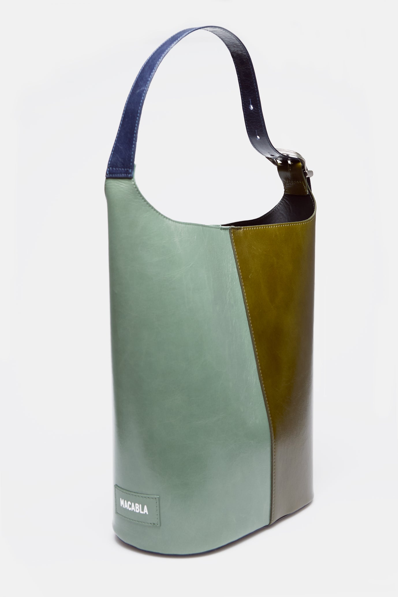 Bolso Saco Verde y Azul