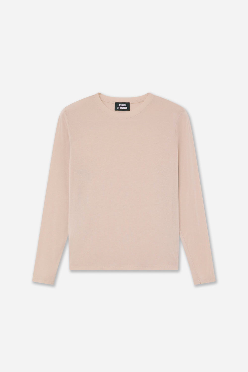 Camiseta Cashmere Manga Larga Beige