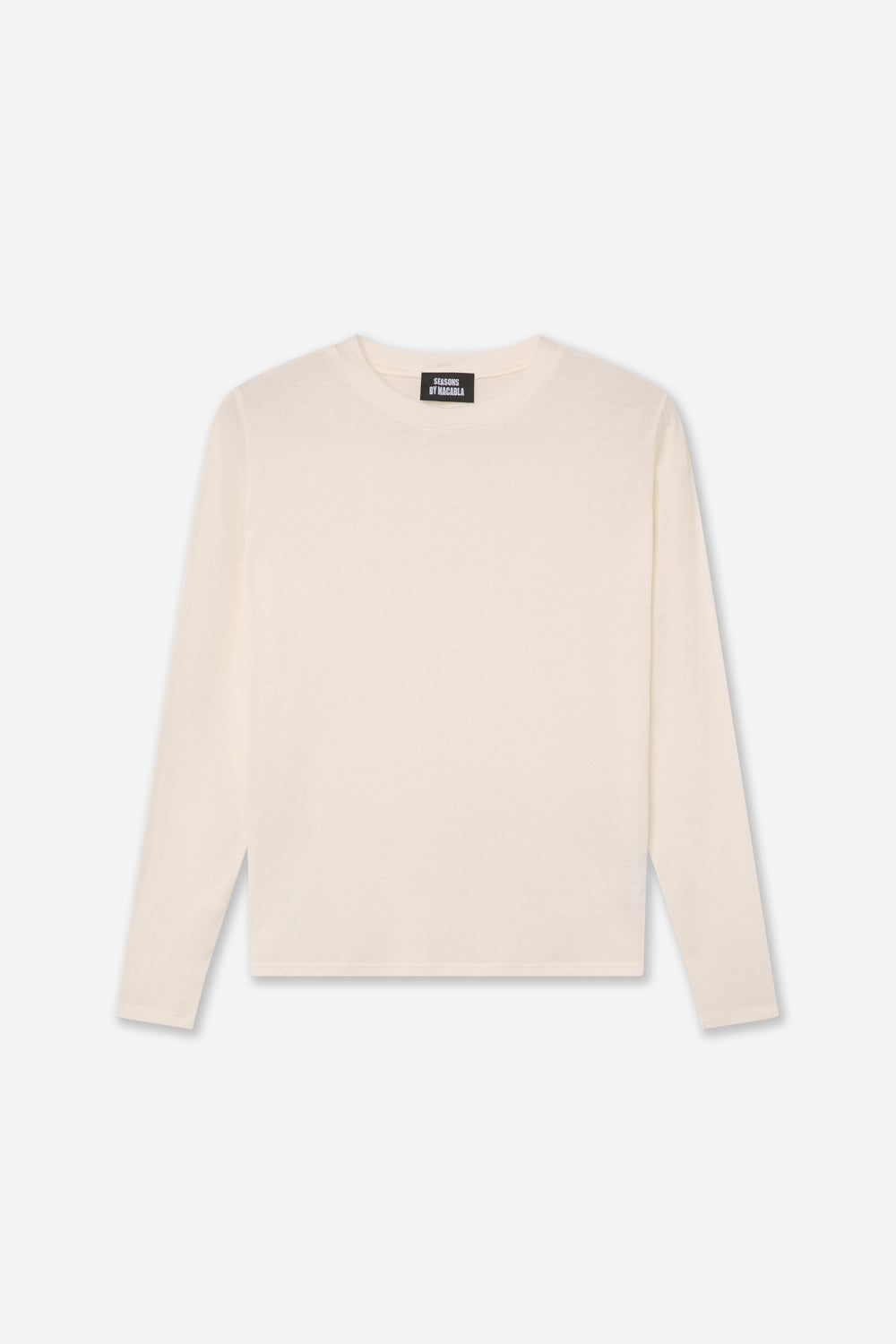 Camiseta Cashmere Manga Larga Crema