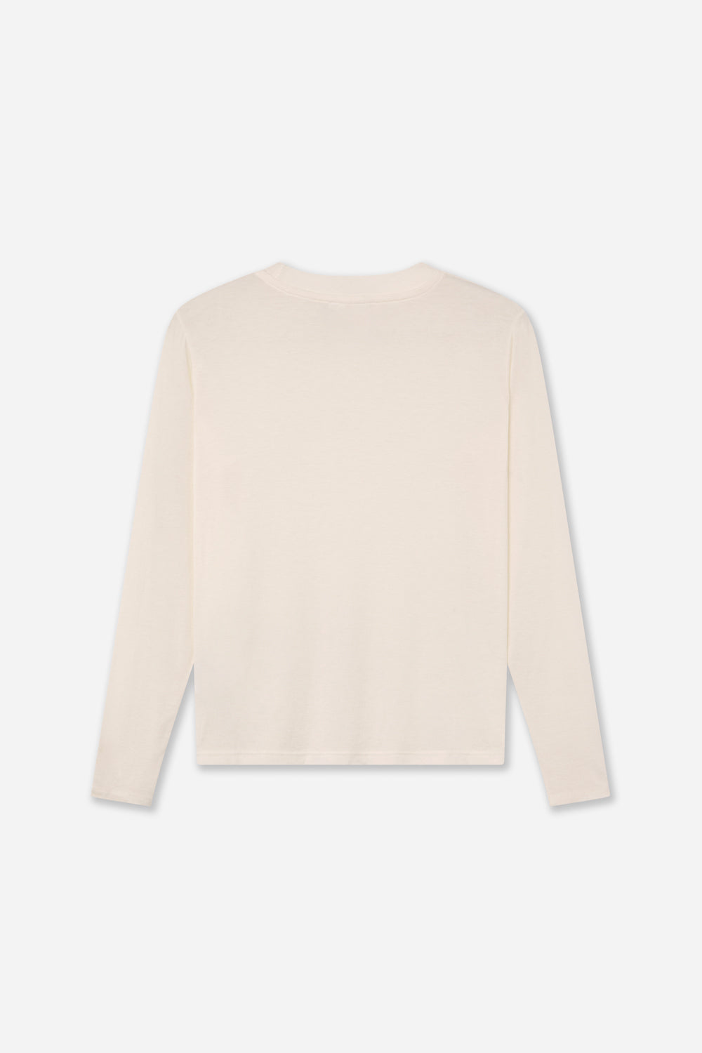 Camiseta Cashmere Manga Larga Crema