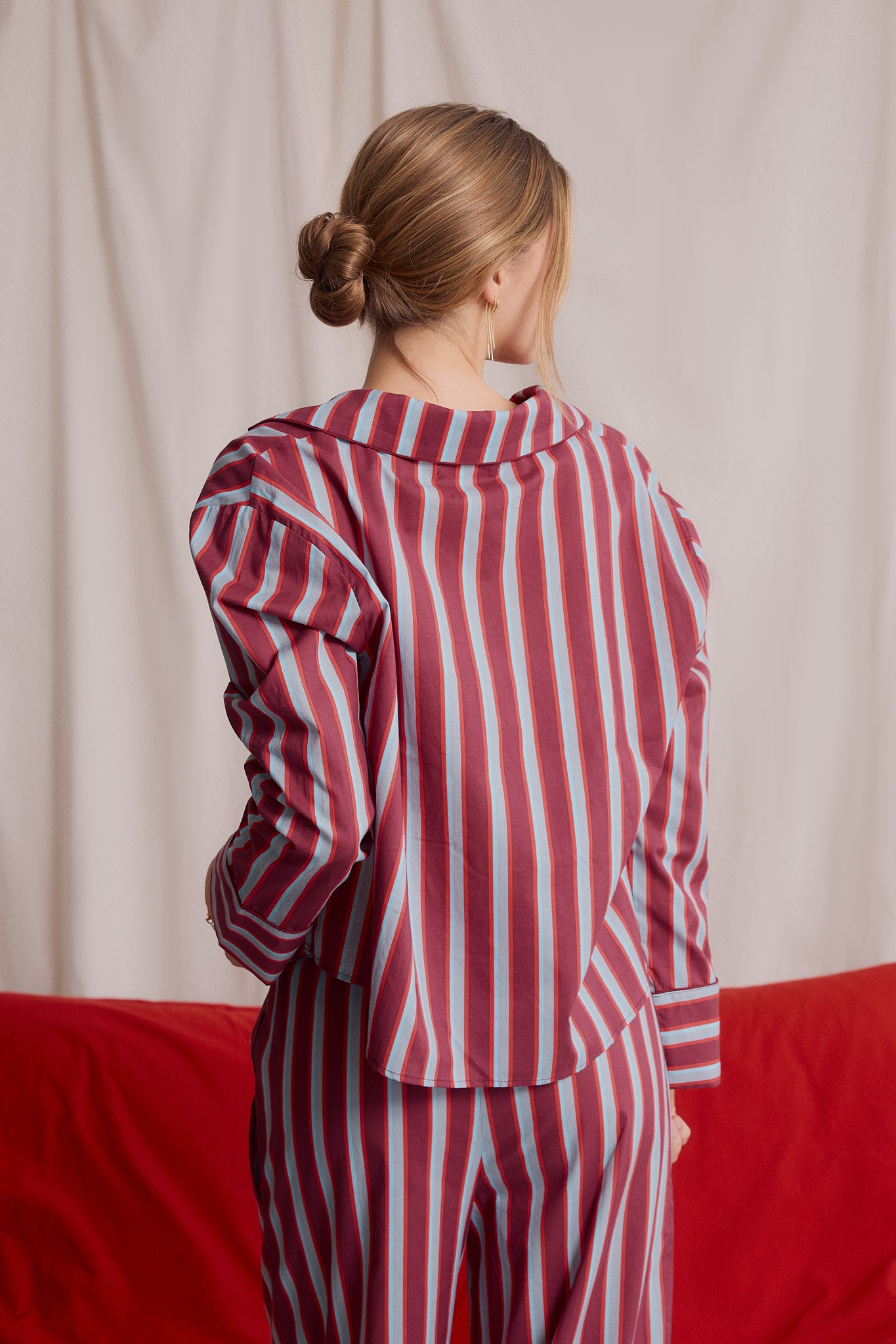 Pijama Burgundy Blue