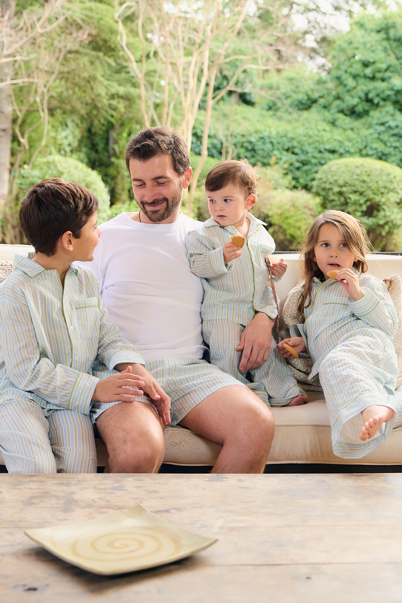 Kids Striped Blue Pyjamas