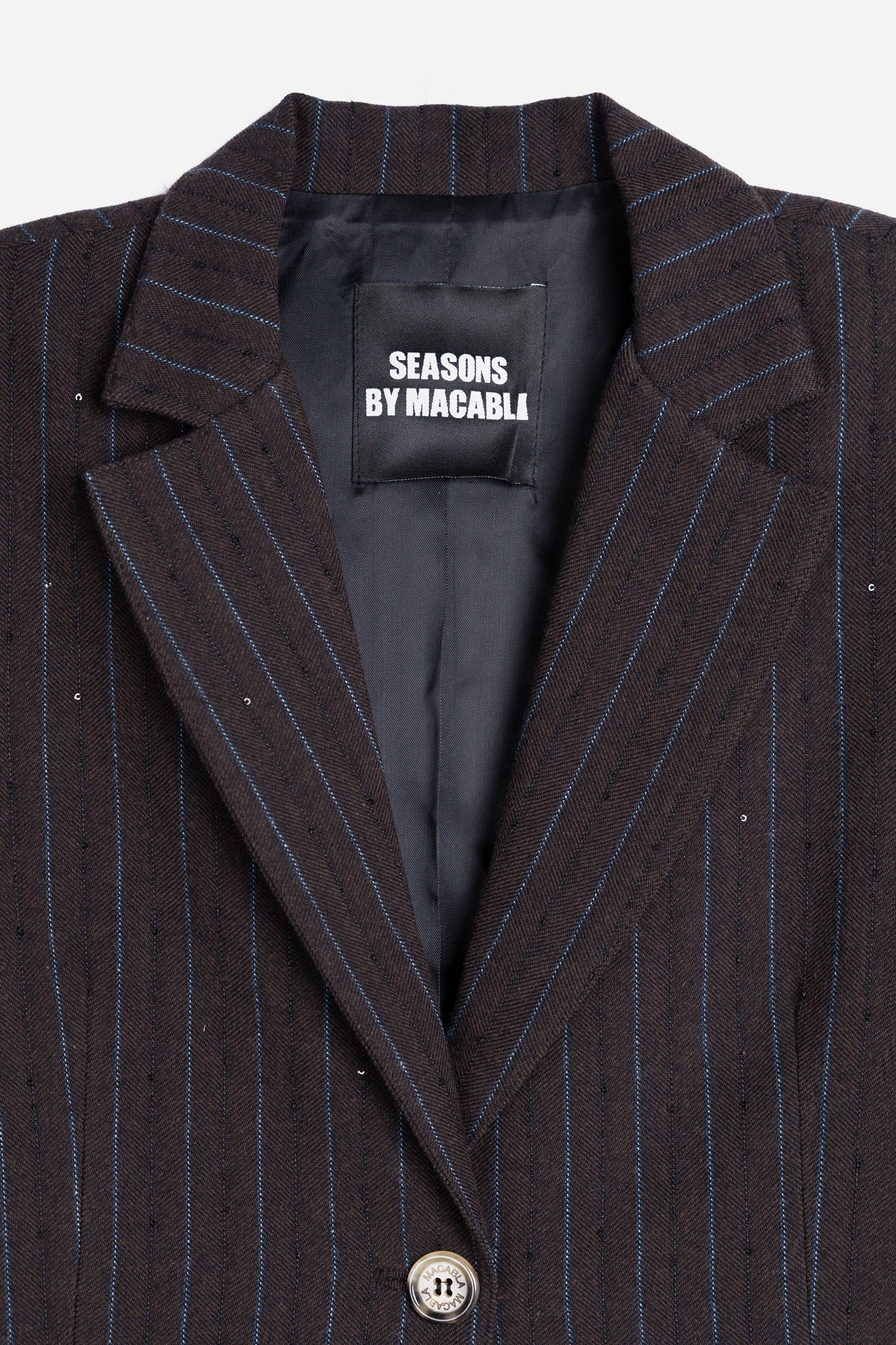 Blazer à Rayures Brillantes