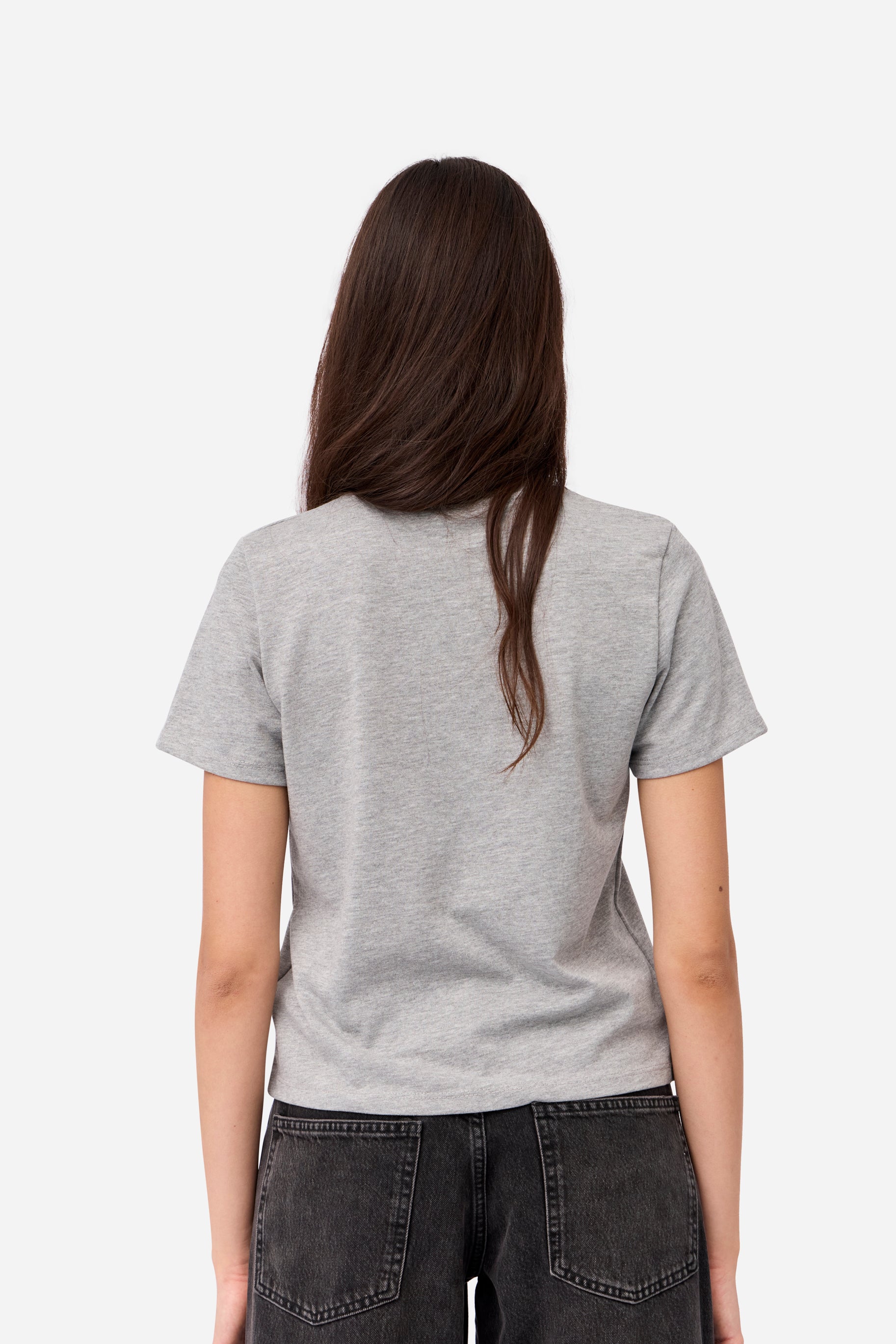 Gray Cotton T-shirt