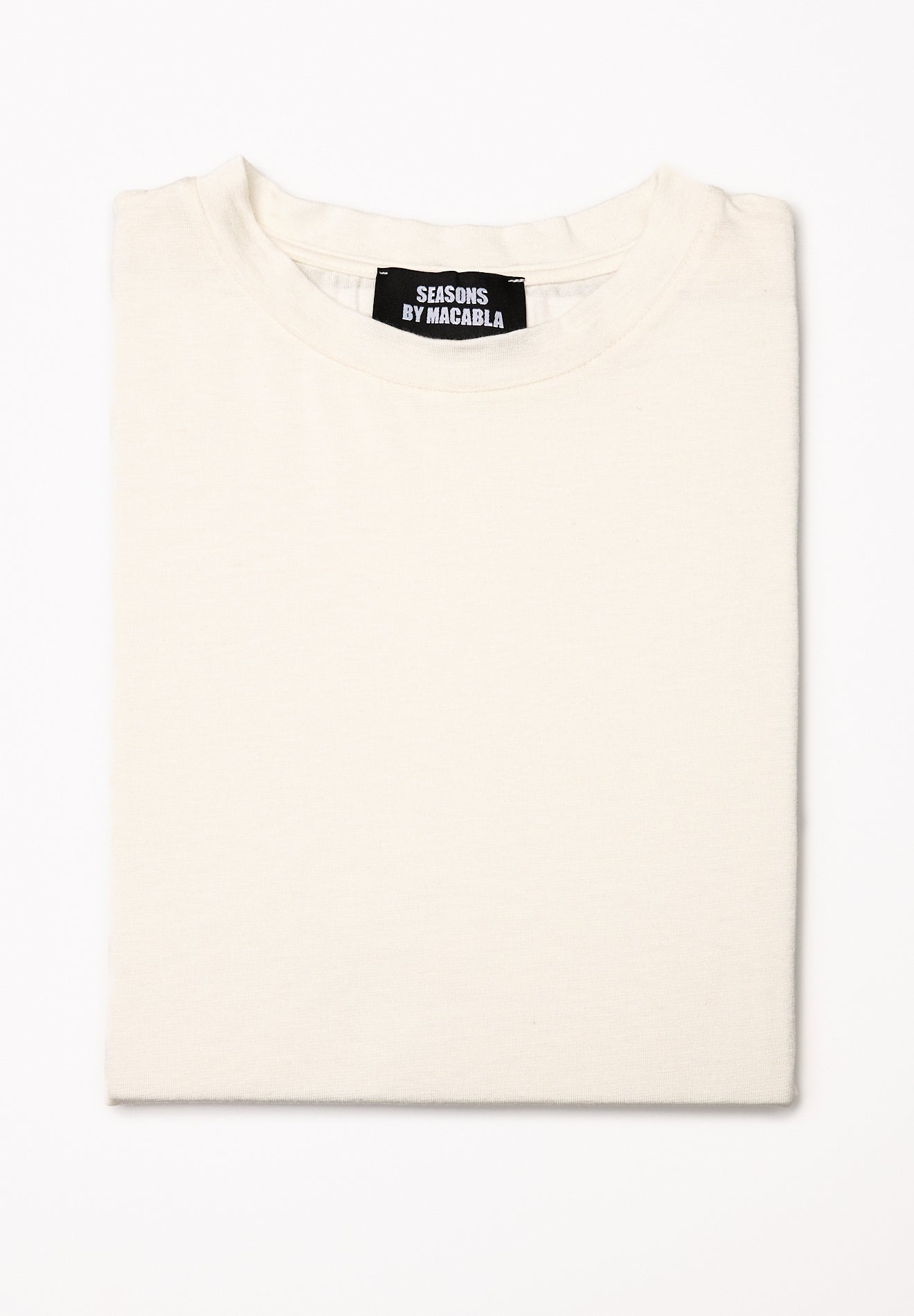 Camiseta Cashmere Manga Larga Crema