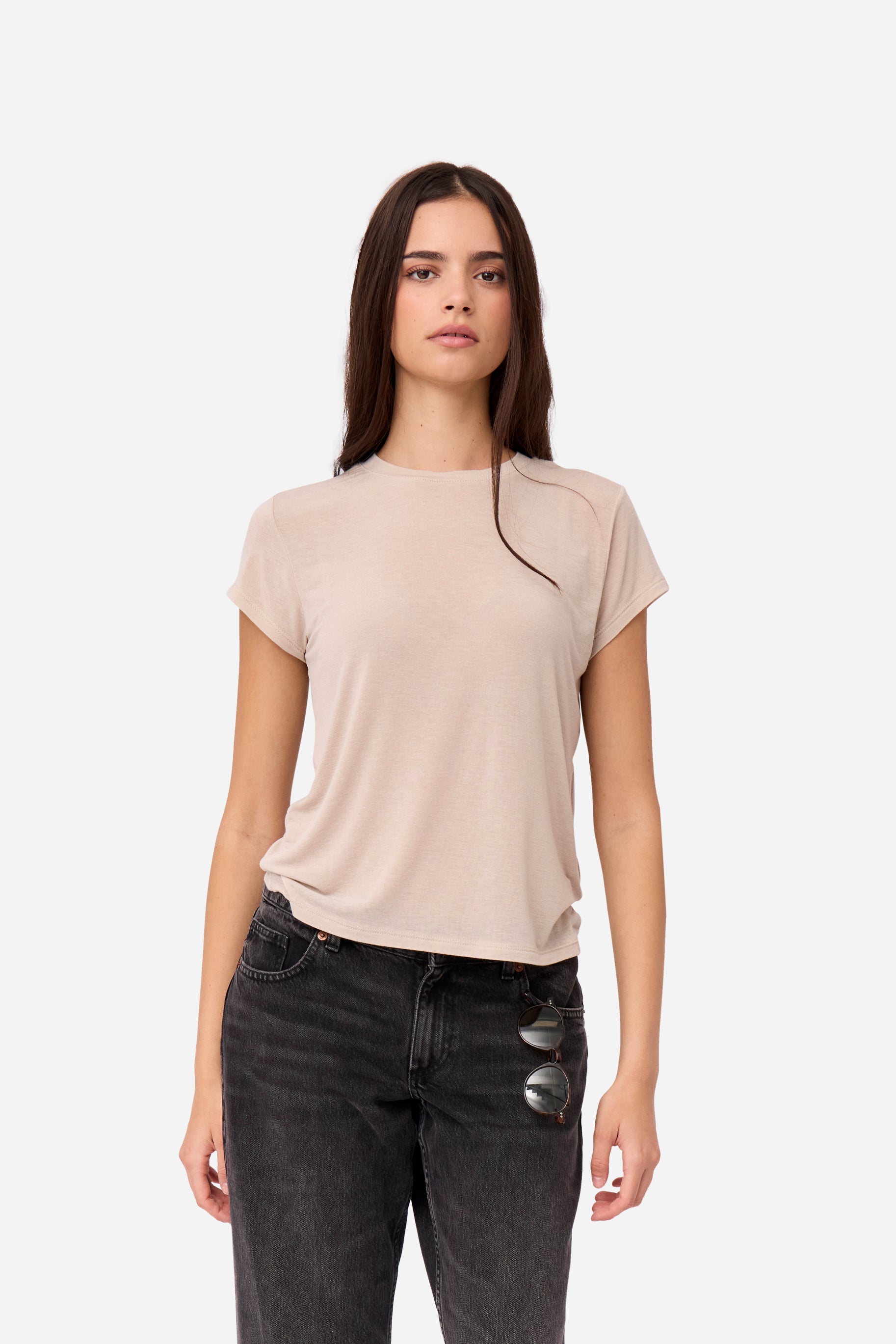 T-shirt Cachemire Beige