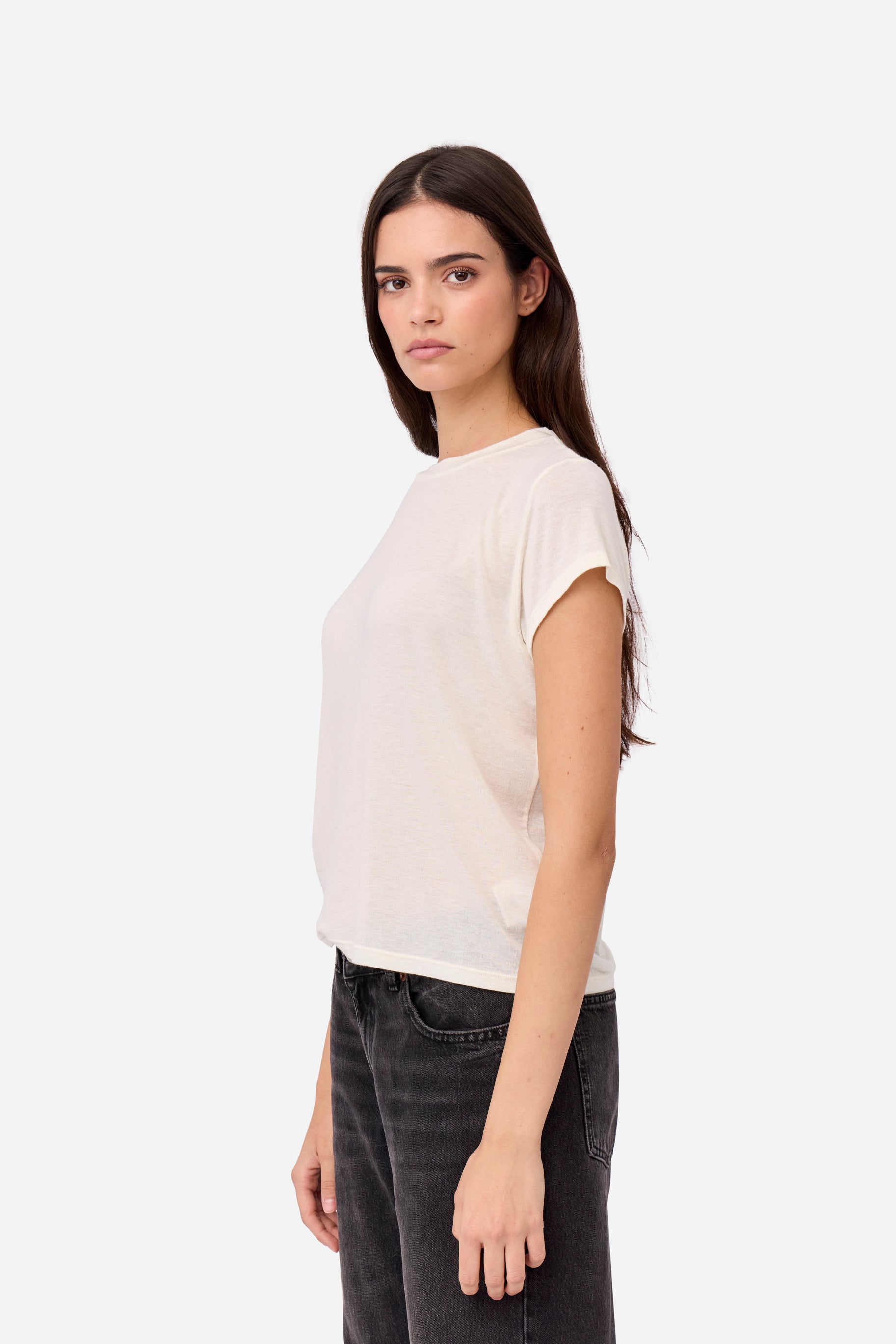 T-shirt Cachemire Blanc