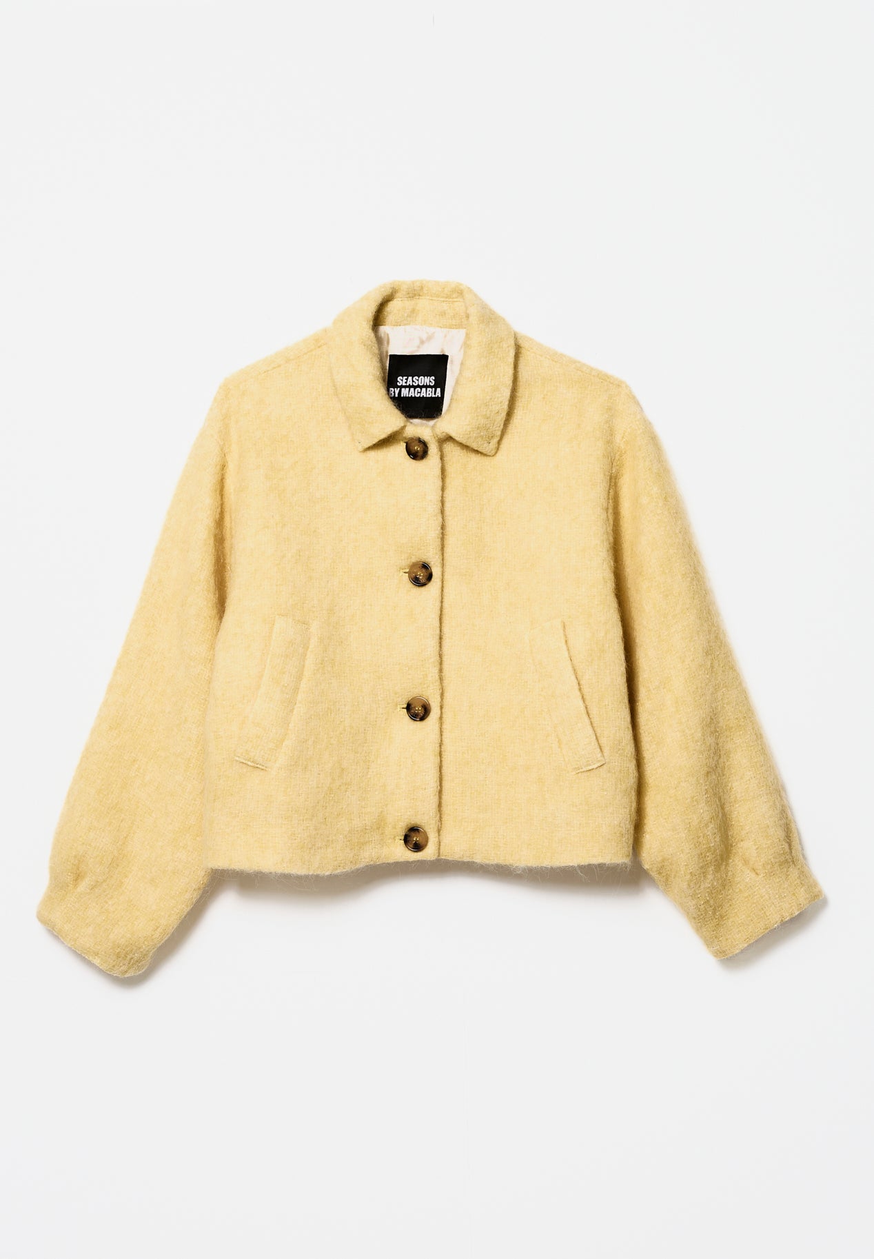Chaqueta Alpaca Amarillo