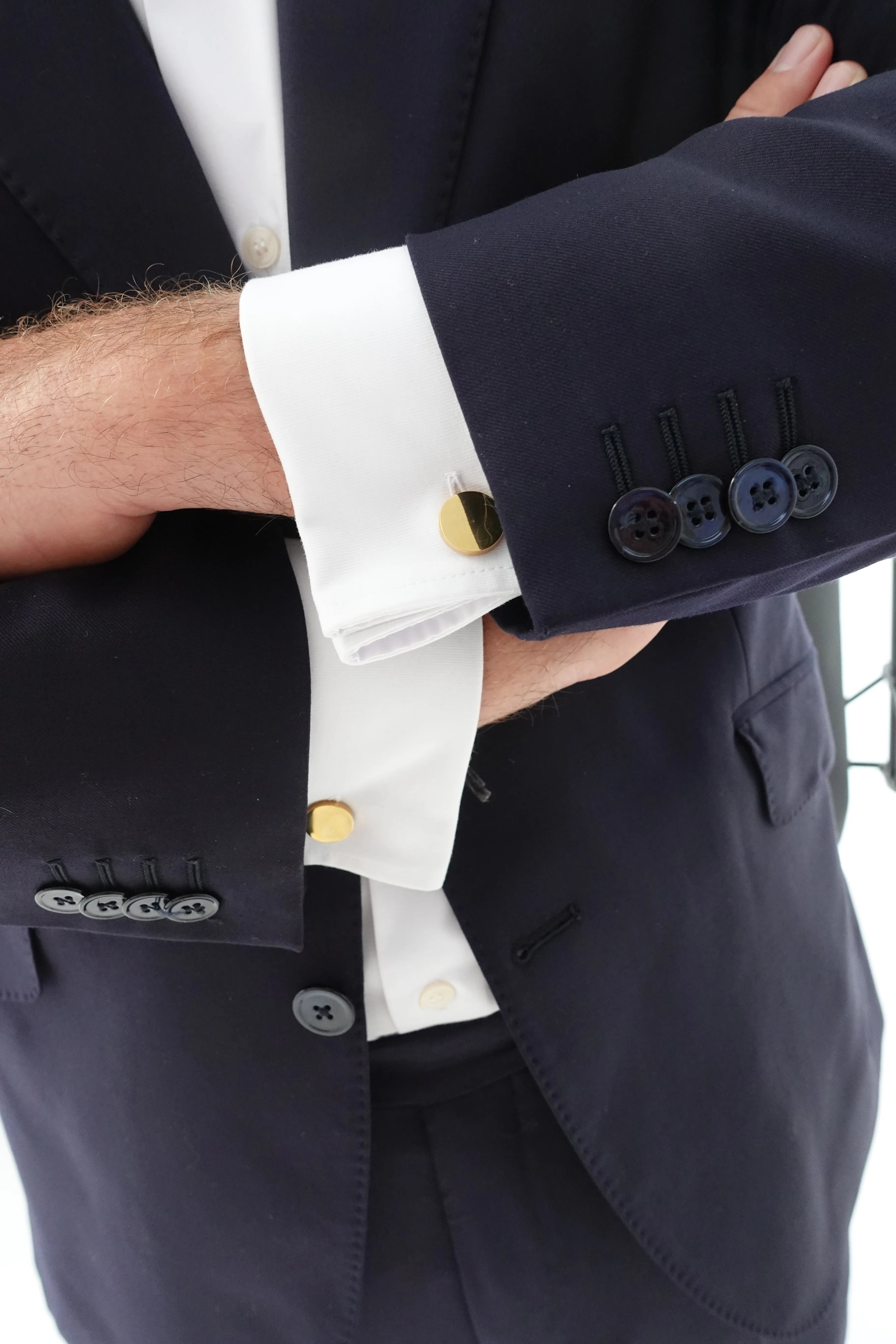 Round Customizable Cufflinks