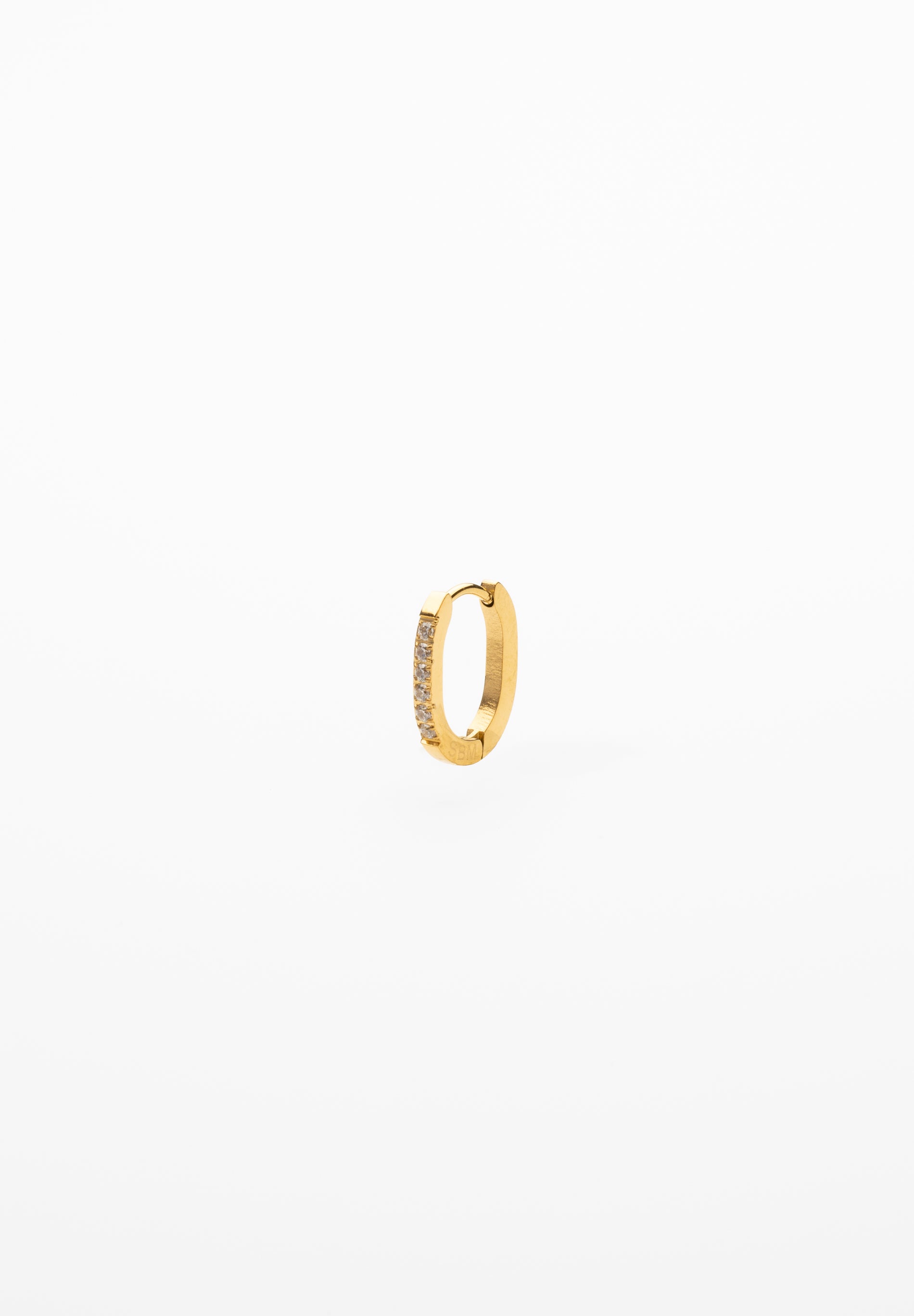 Oval Zircon Earring (Unit)