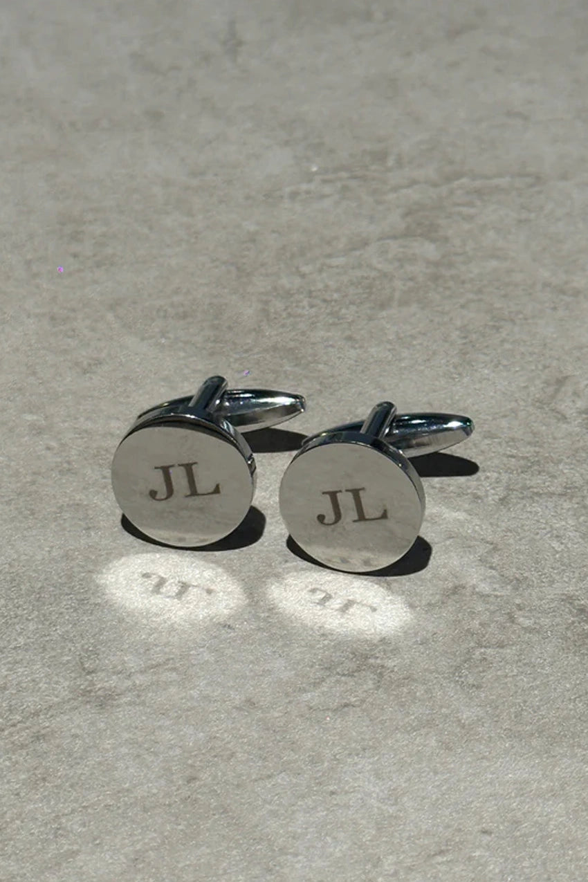Round Customizable Cufflinks