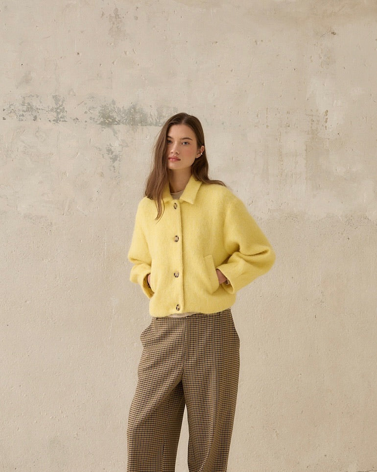 Chaqueta Alpaca Amarillo