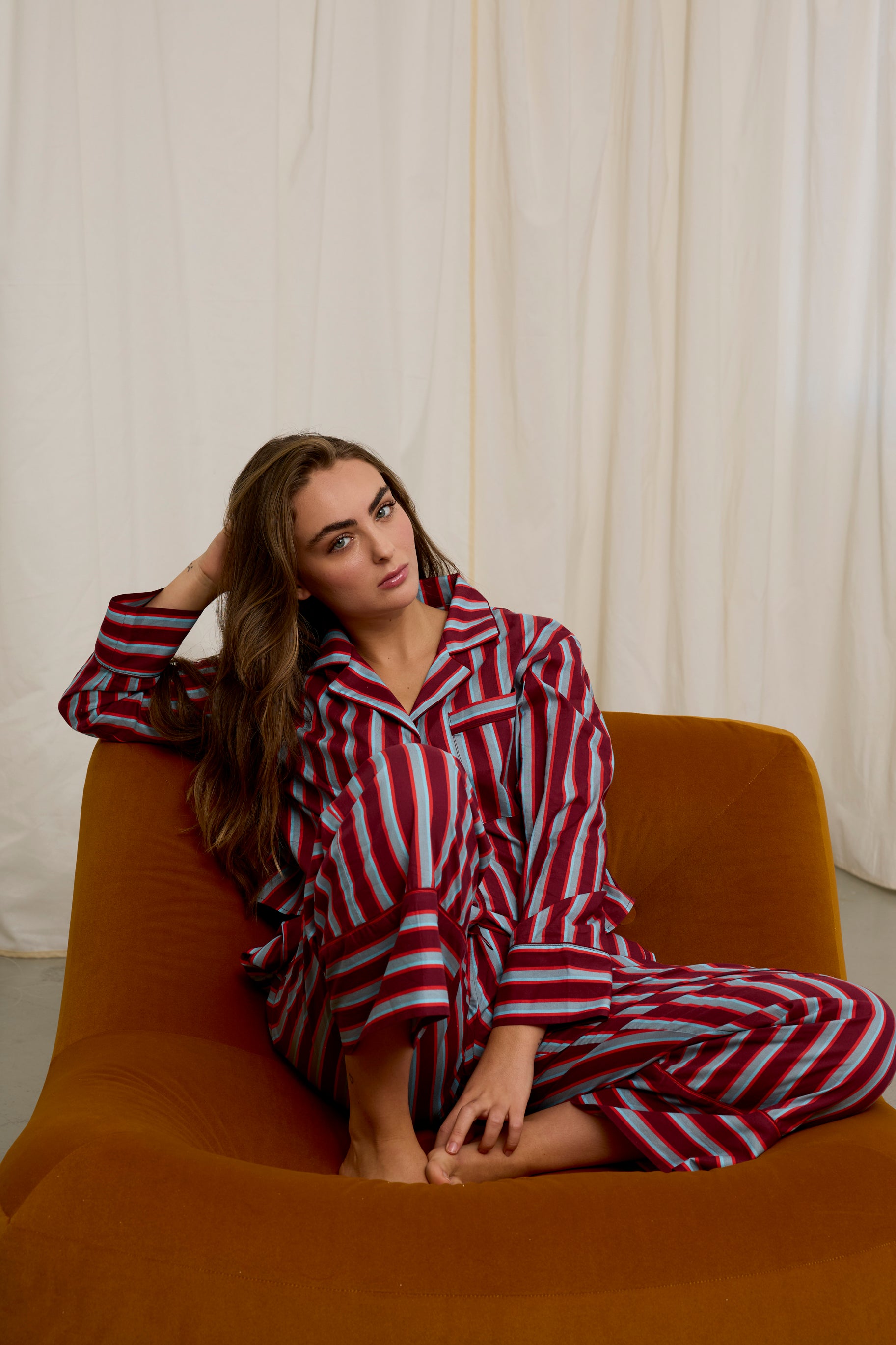 Pijama Burgundy Blue