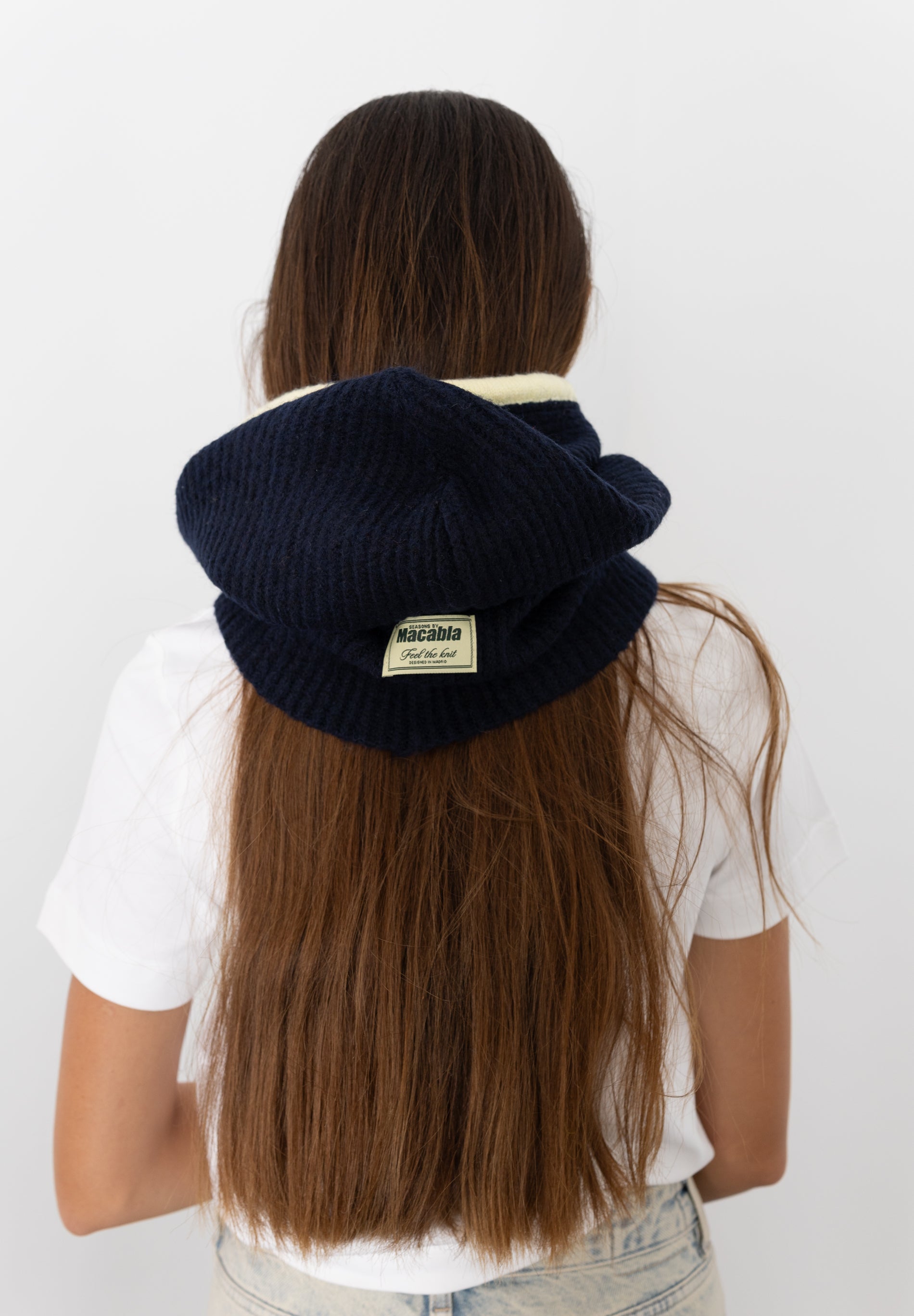 Navy and Butter Balaclava