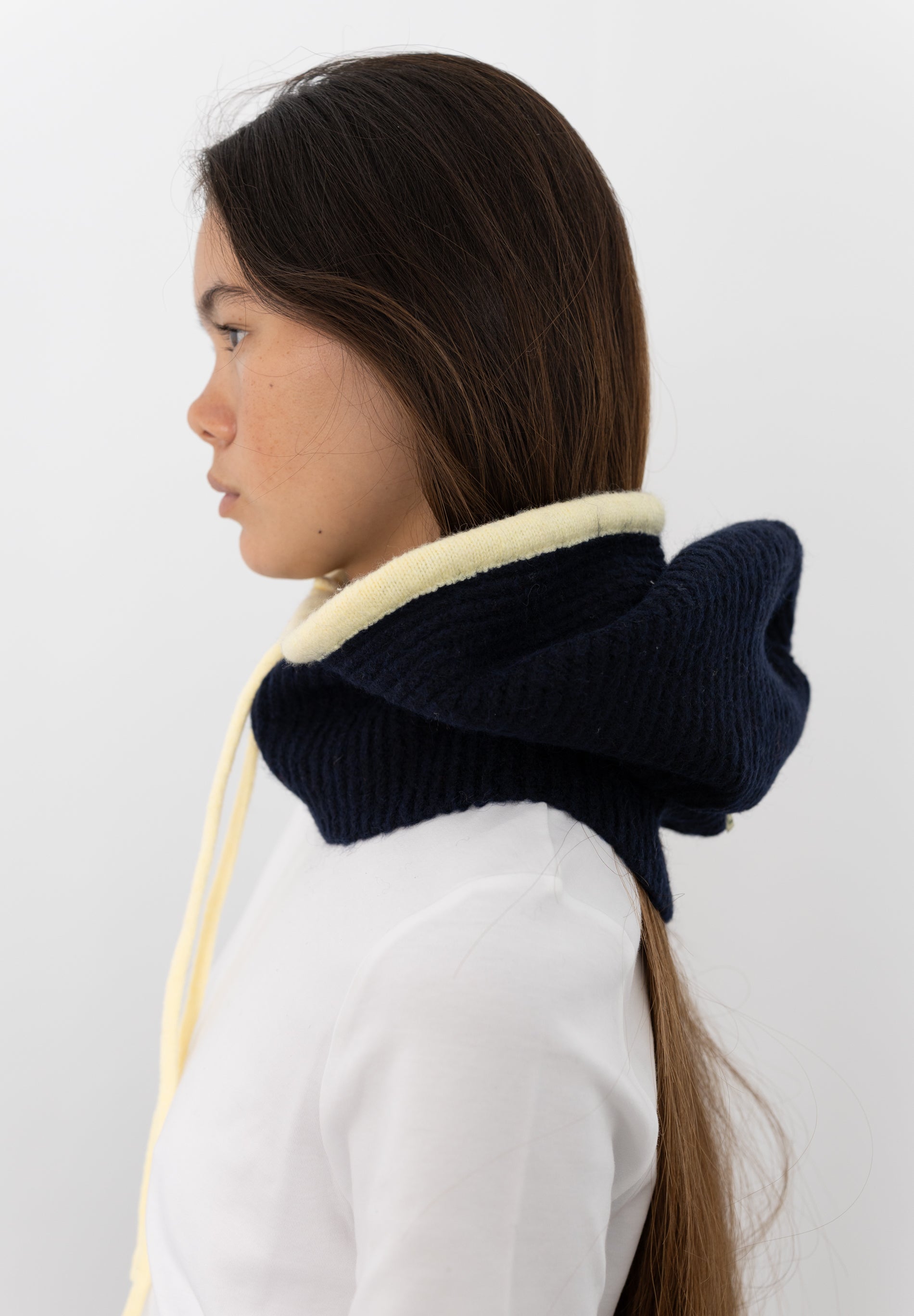 Navy and Butter Balaclava