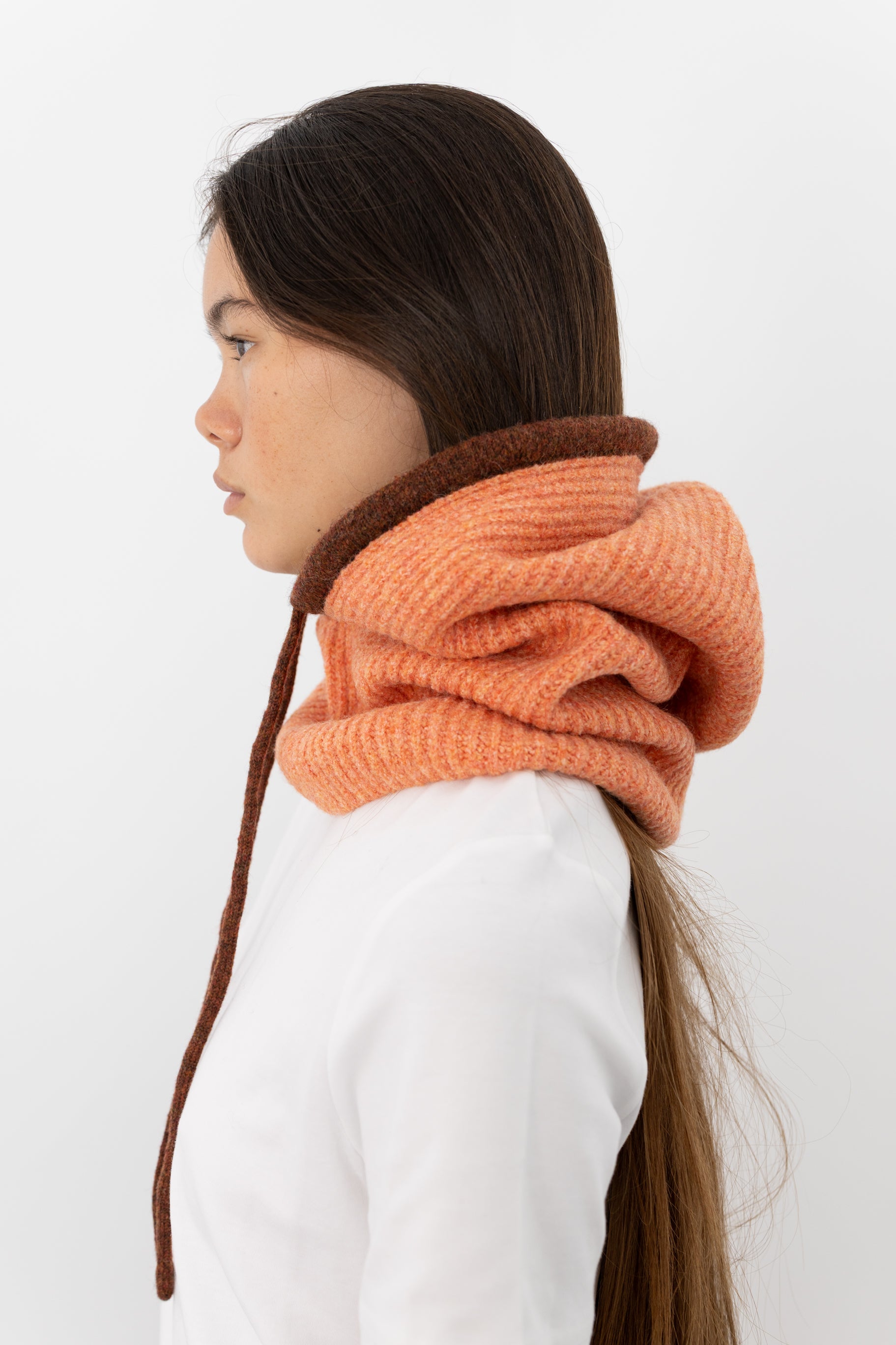 Brown and Orange Balaclava