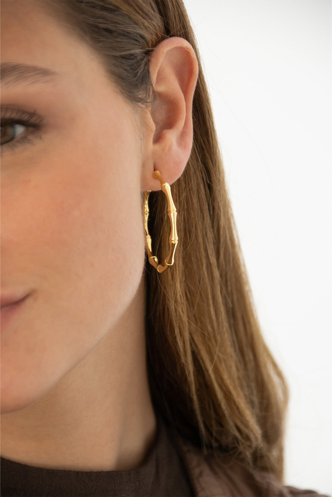Medium Bamboo Hoops (Pair)
