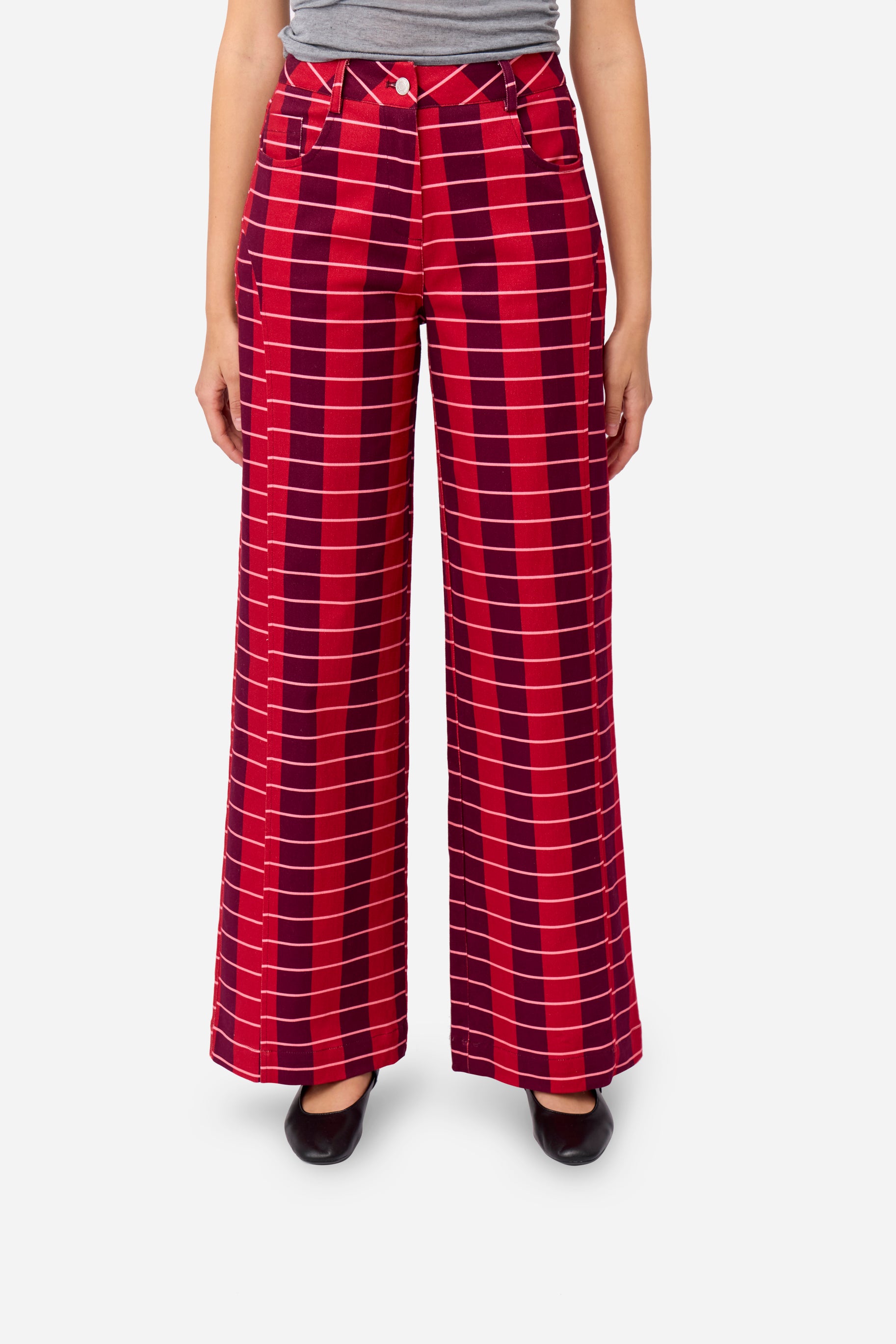 Cherry Straight Pants