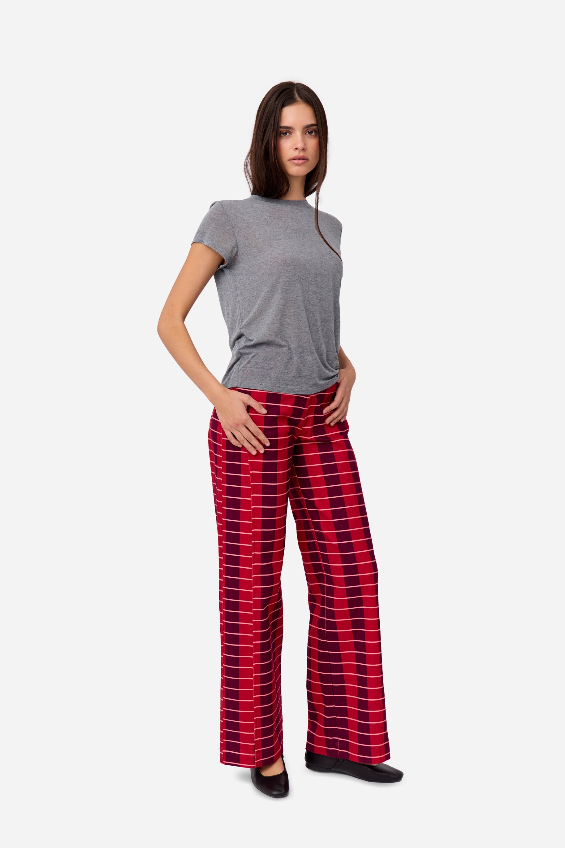 Cherry Straight Pants