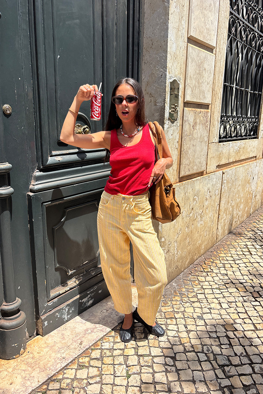 Pantalón Rayas Orange