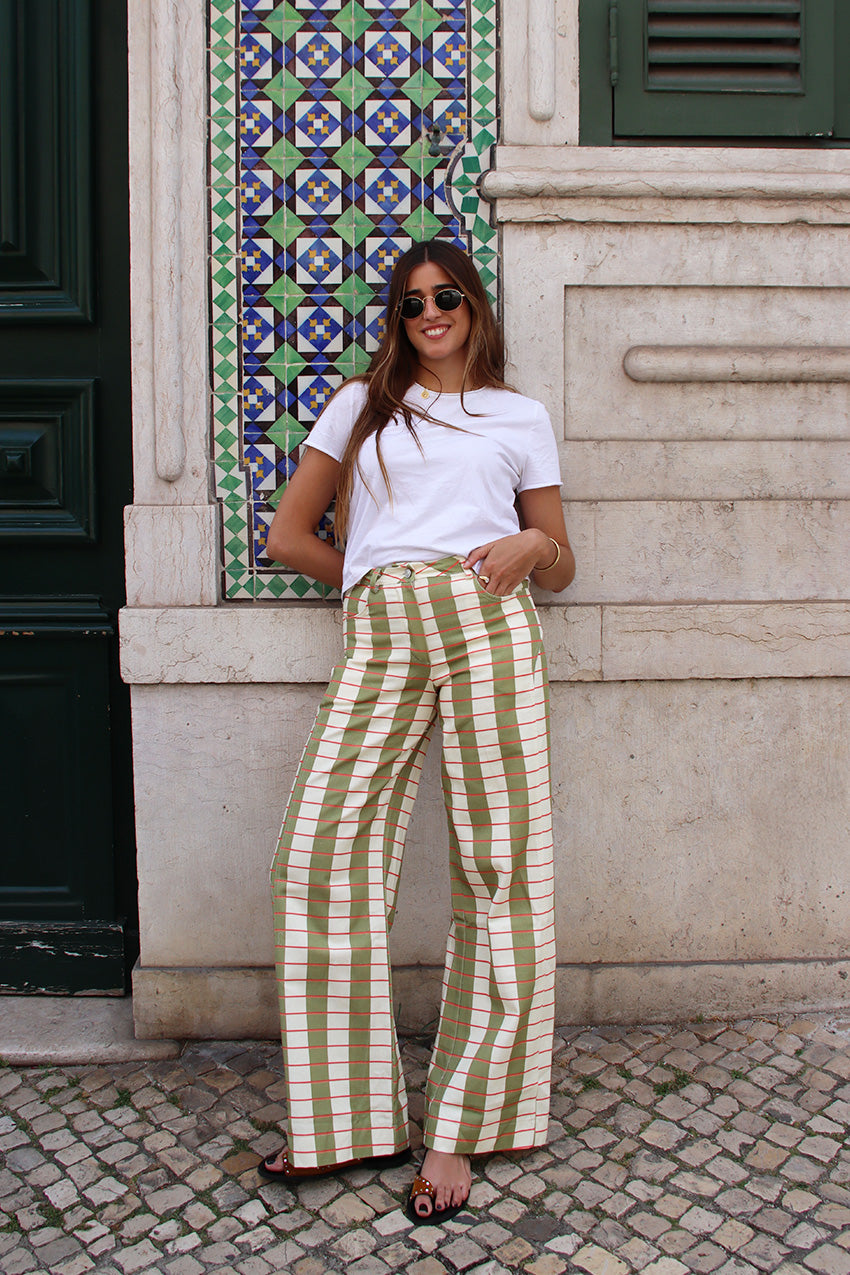 Maxi Floral Straight Pants