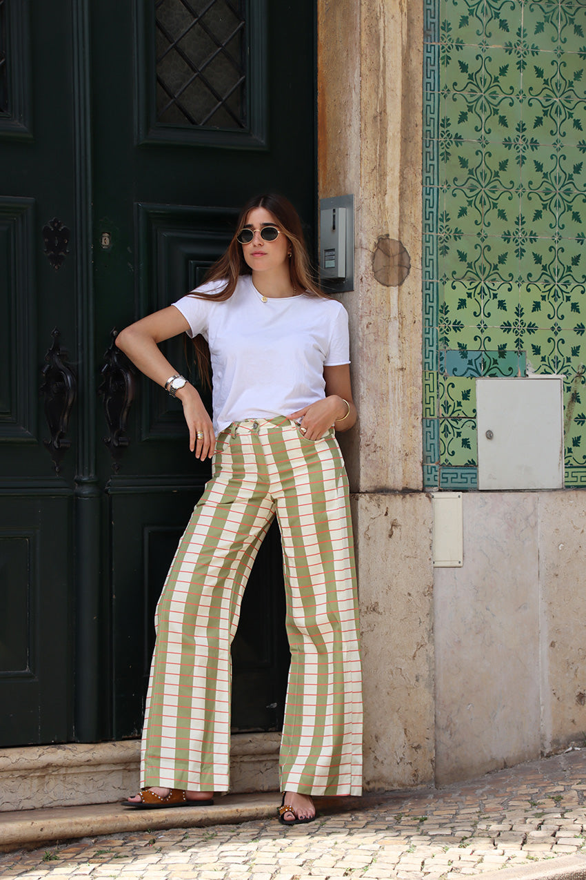 Maxi Floral Straight Pants