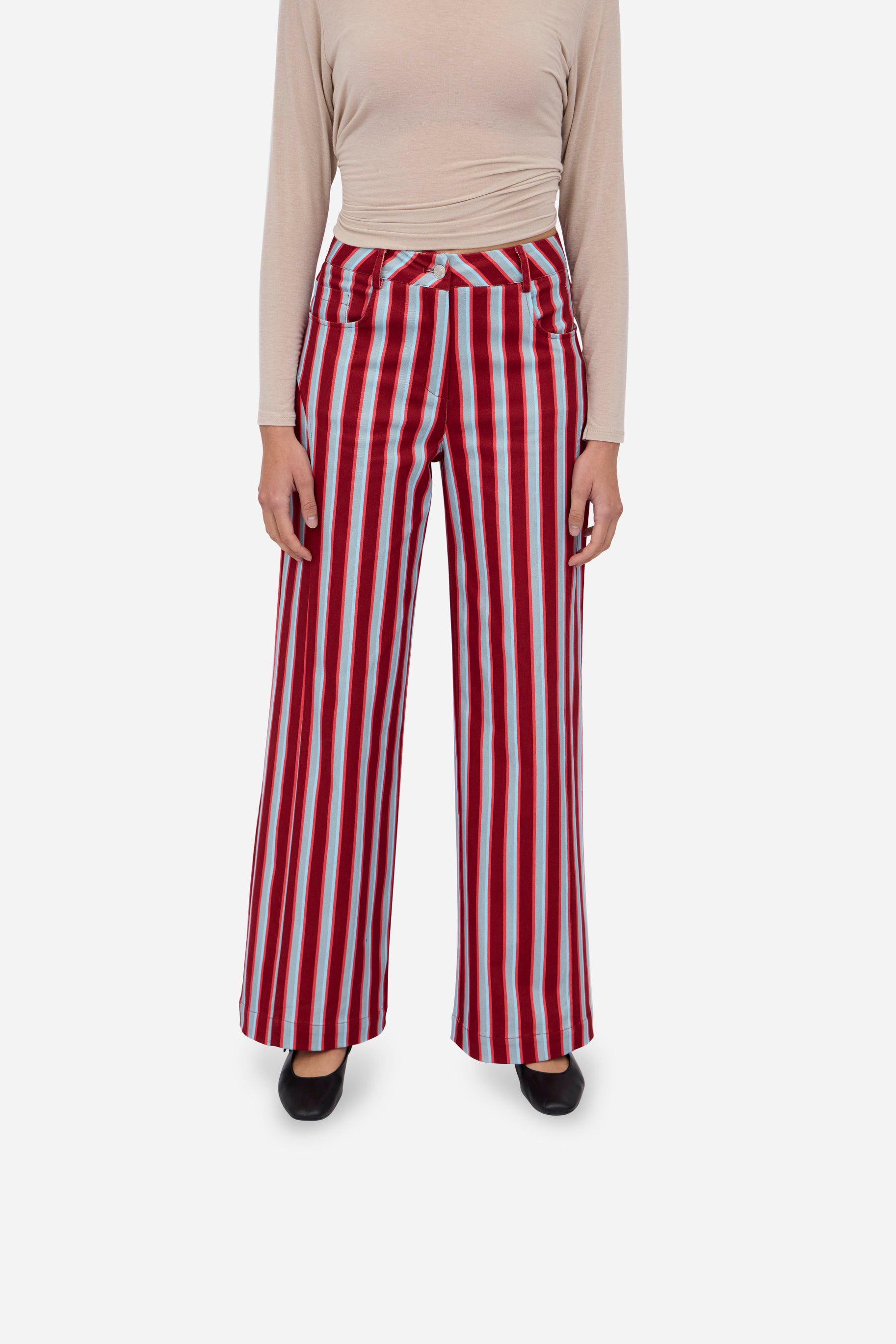 Pantalón Recto Burgundy Blue