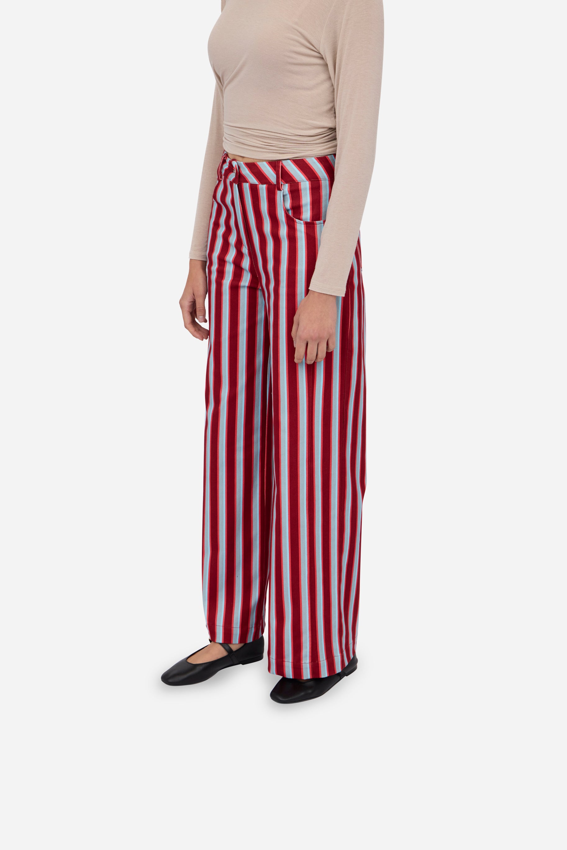 Pantalón Recto Burgundy Blue