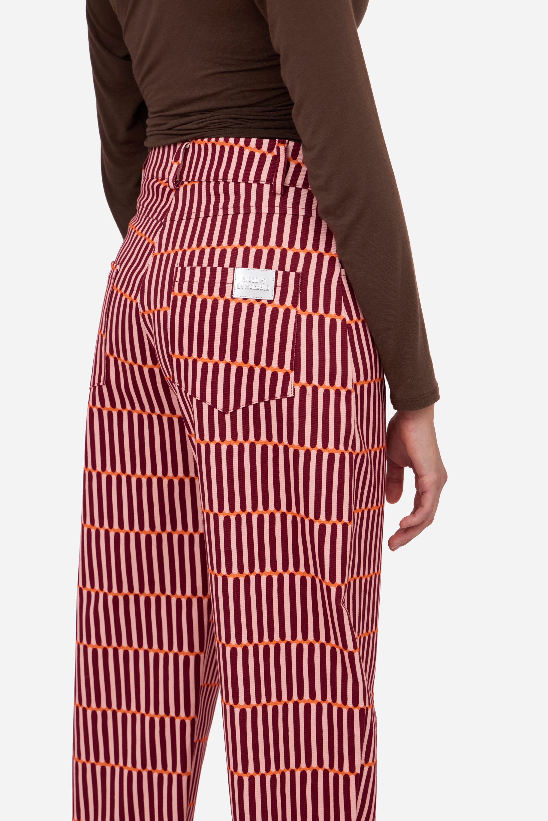 Berry Balloon Trousers