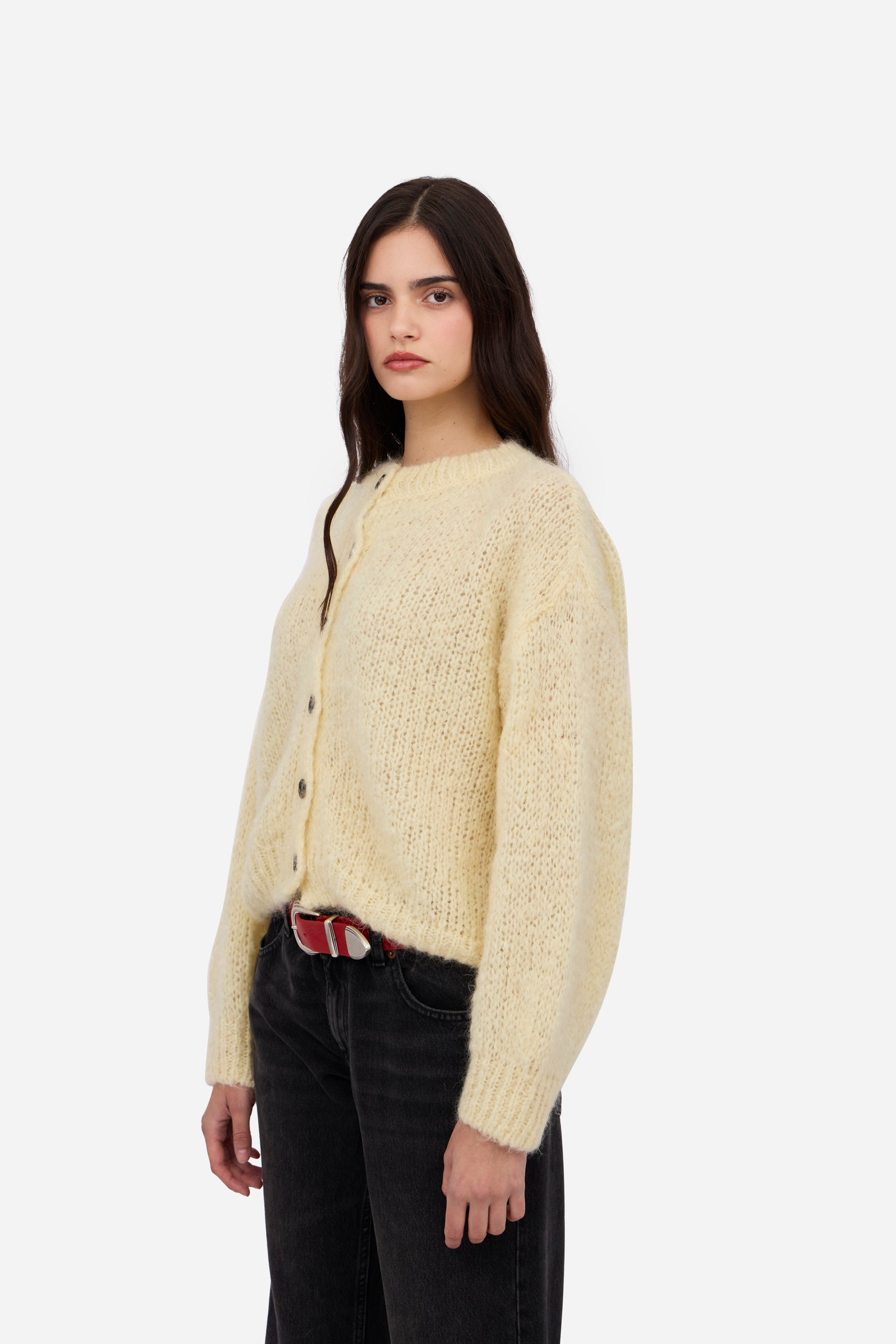 Cardigan à Boutons Beurre