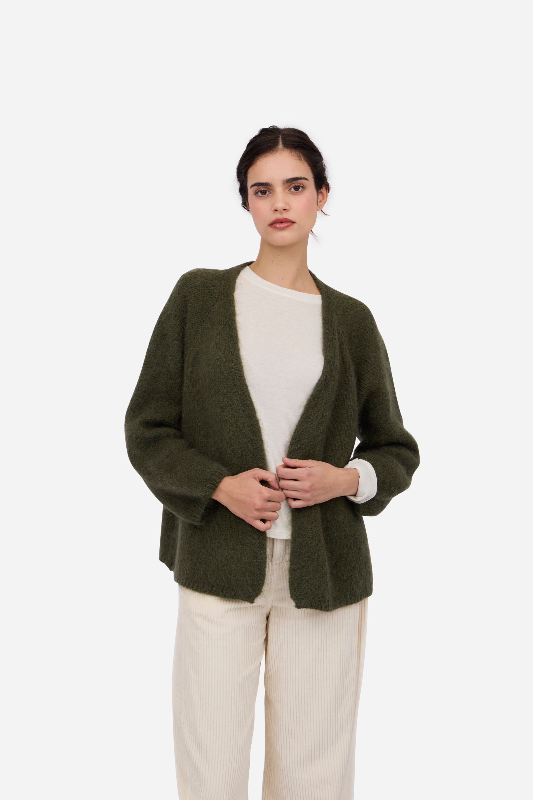 Green Cardigan