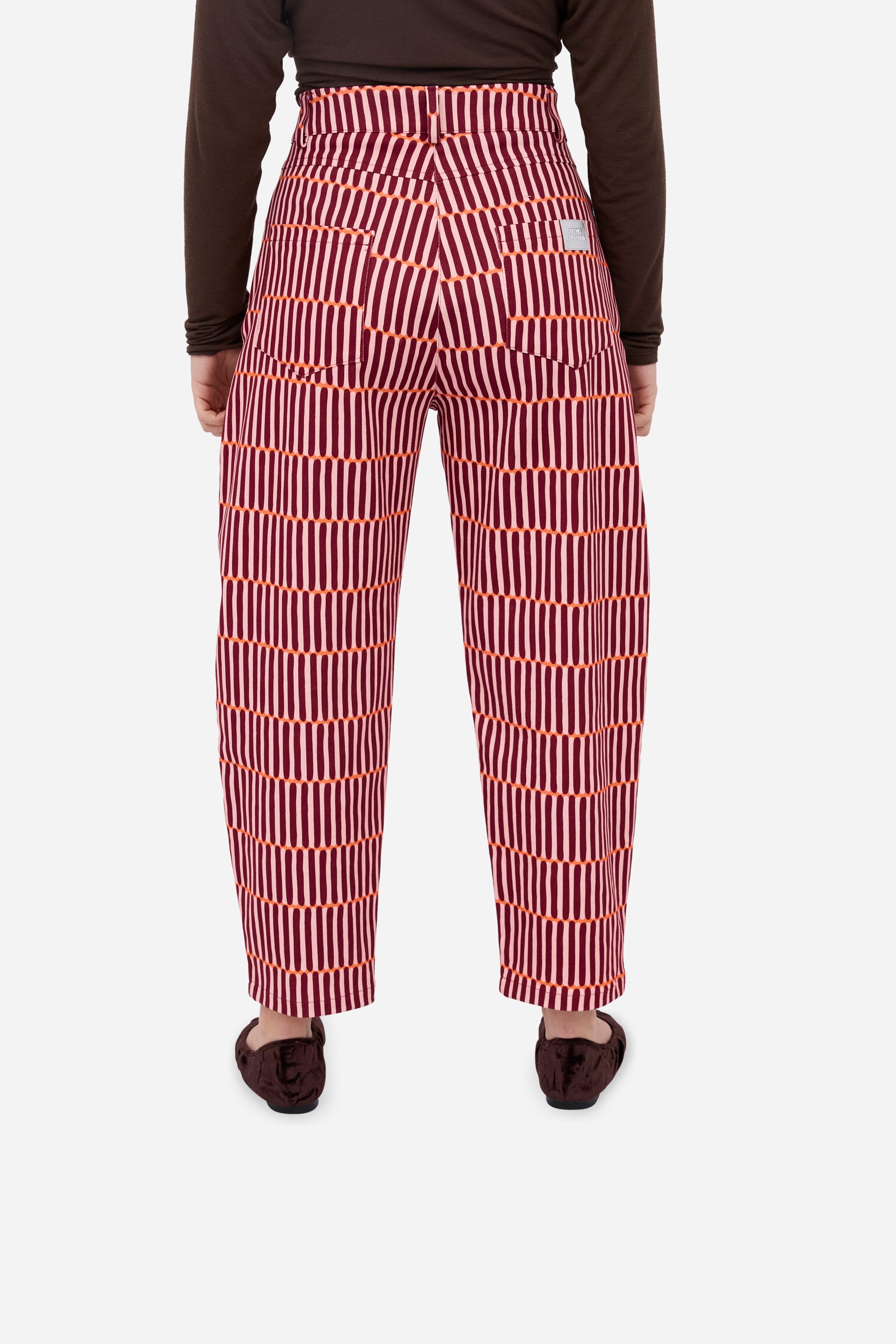 Berry Balloon Trousers