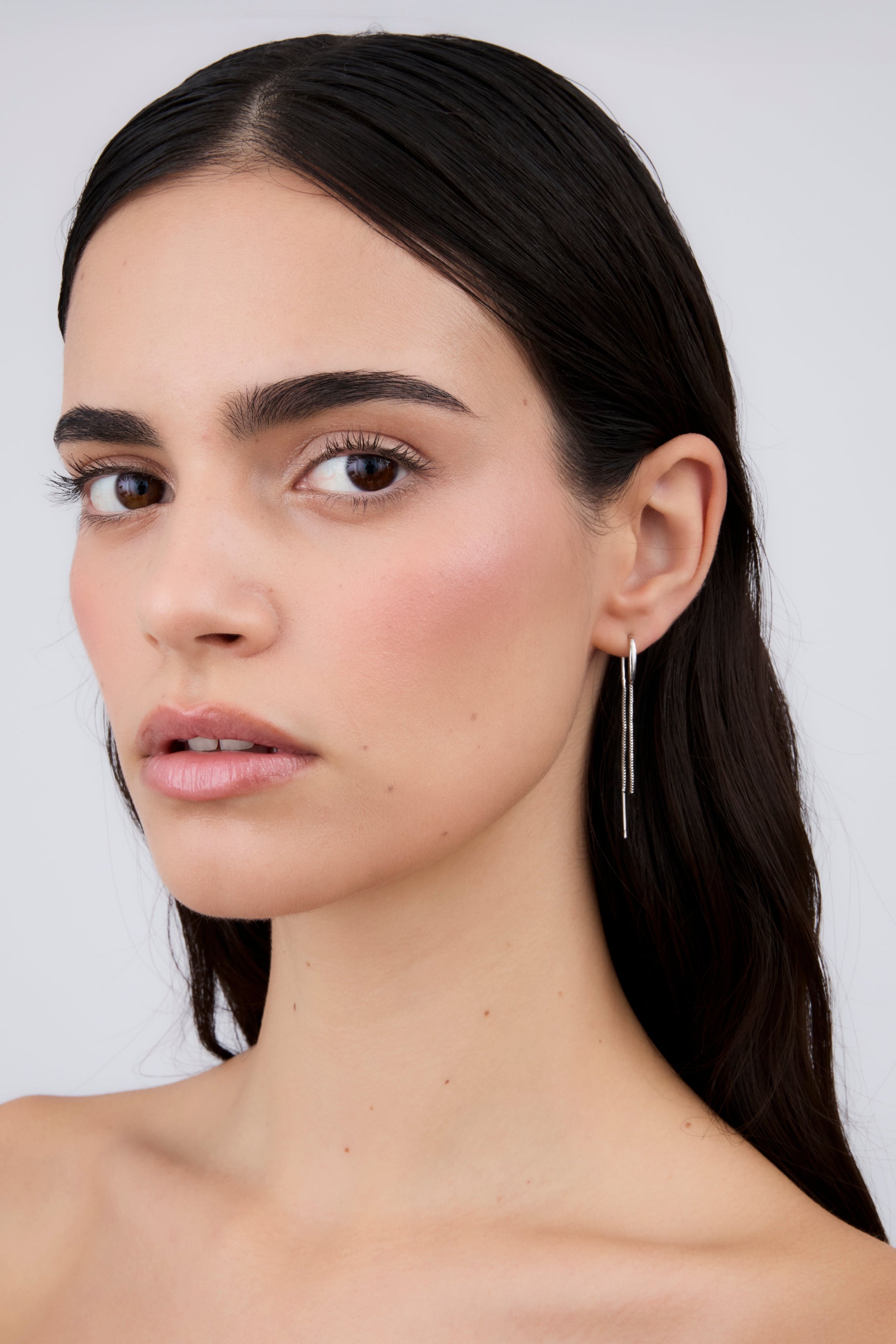 Boucle d'oreille à Double Chaîne (Unité)