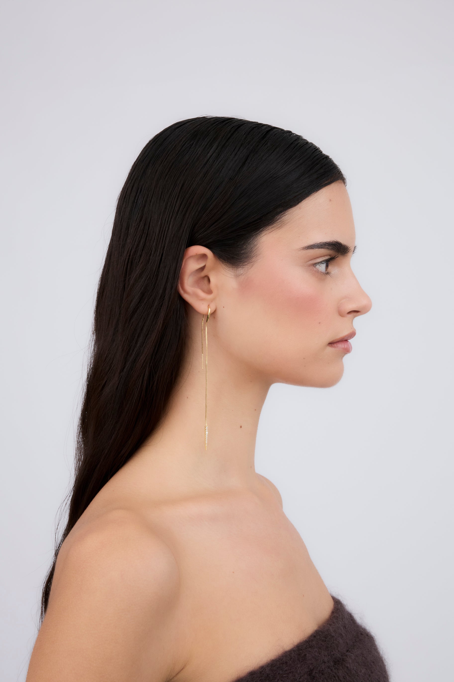 Double Chain Flare Earring (unit)