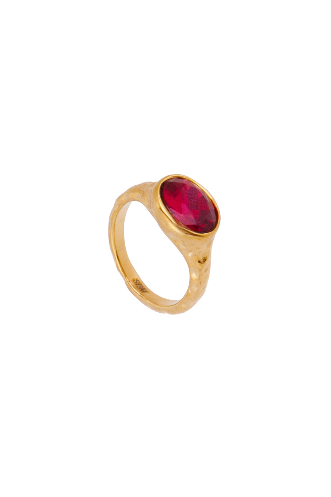 Anillo Cristal Ovalado