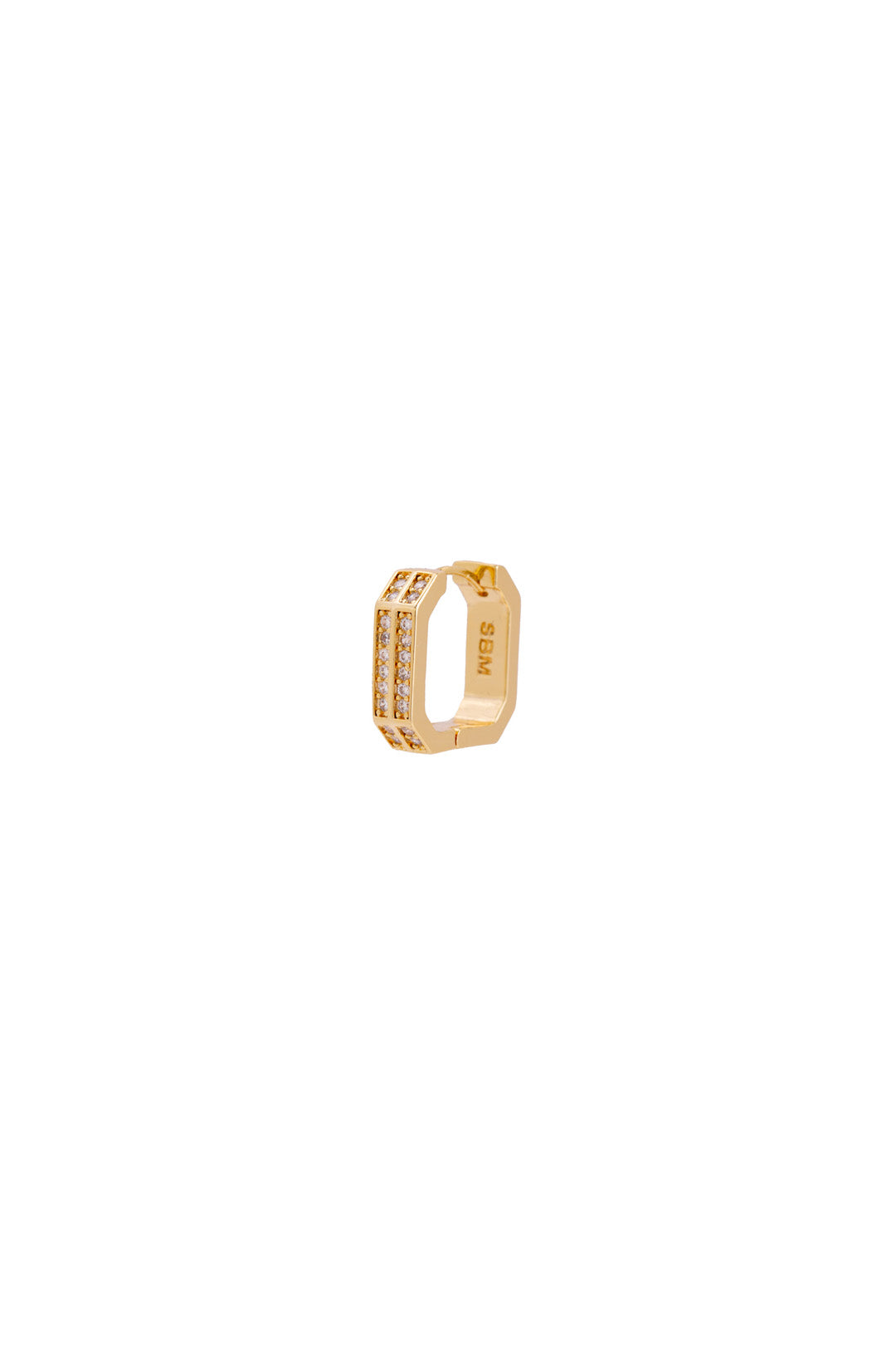 Micro Zircons Horseshoe Hoop (Unit)