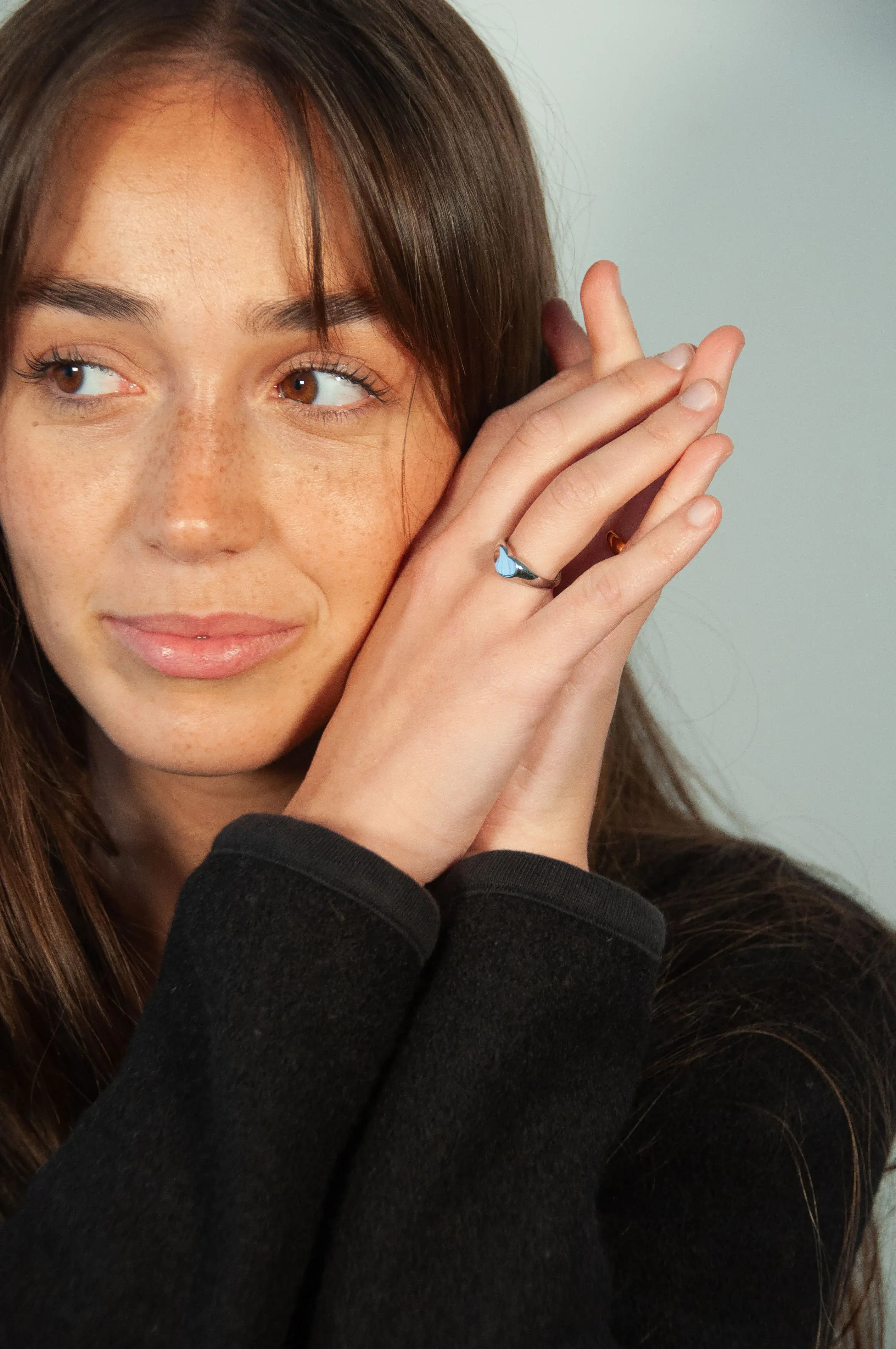 Customizable Mini Heart Ring (pinky)